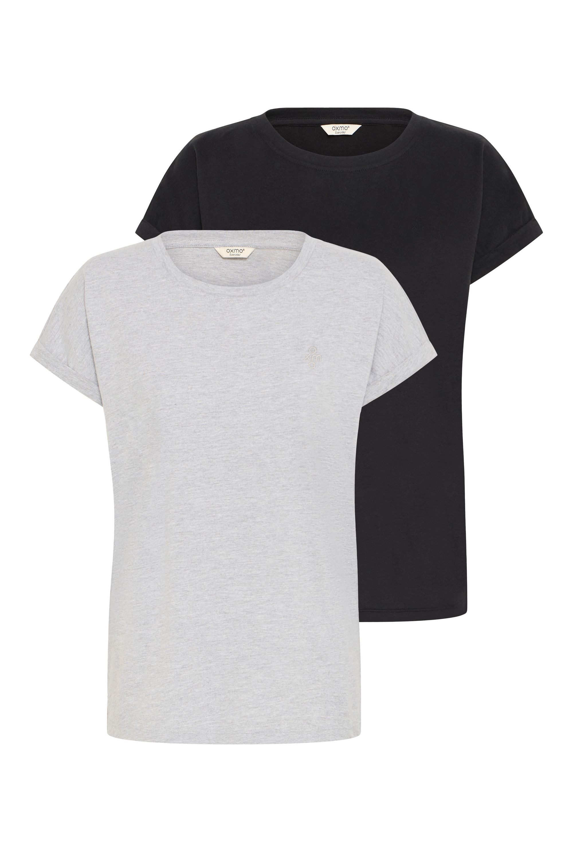 OXMO Rundhalsshirt OXCoda 2er-Pack Basic T-Shirt mit Rundhalsausschnitt im günstig online kaufen