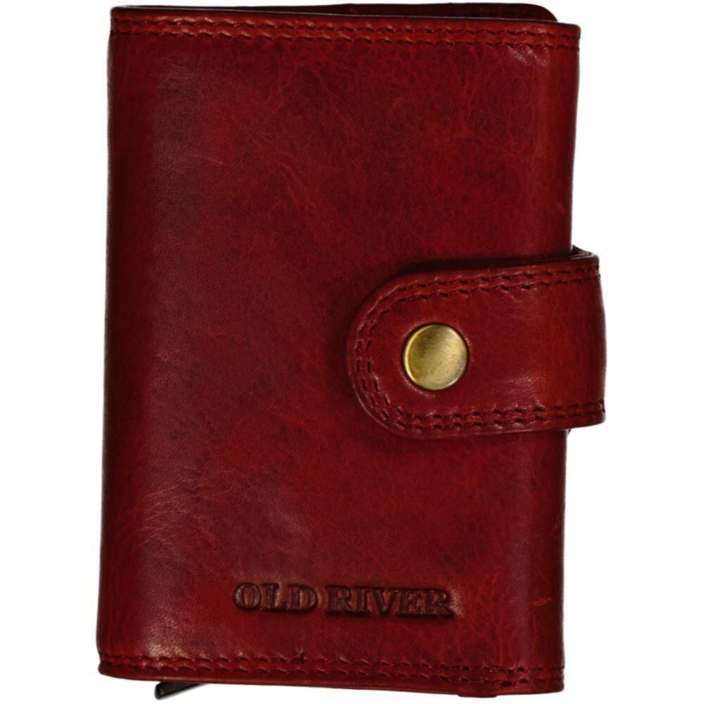 Old River Kartenetui Kartenetui Leder, rot