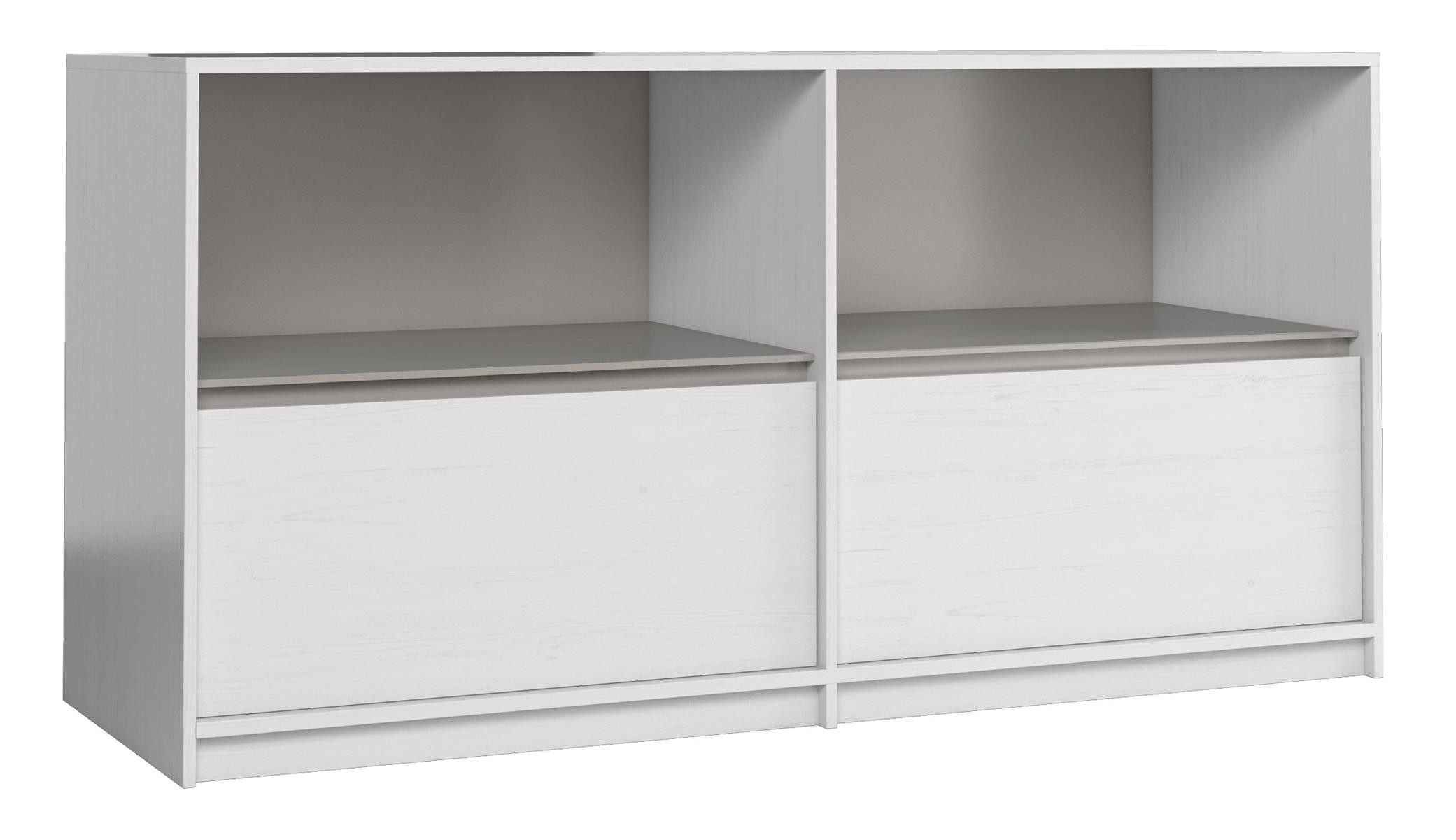 JVmoebel Sideboard Moderne Anrichte mit 2 Schubladen in verschiedenen Farben, Made in Europa