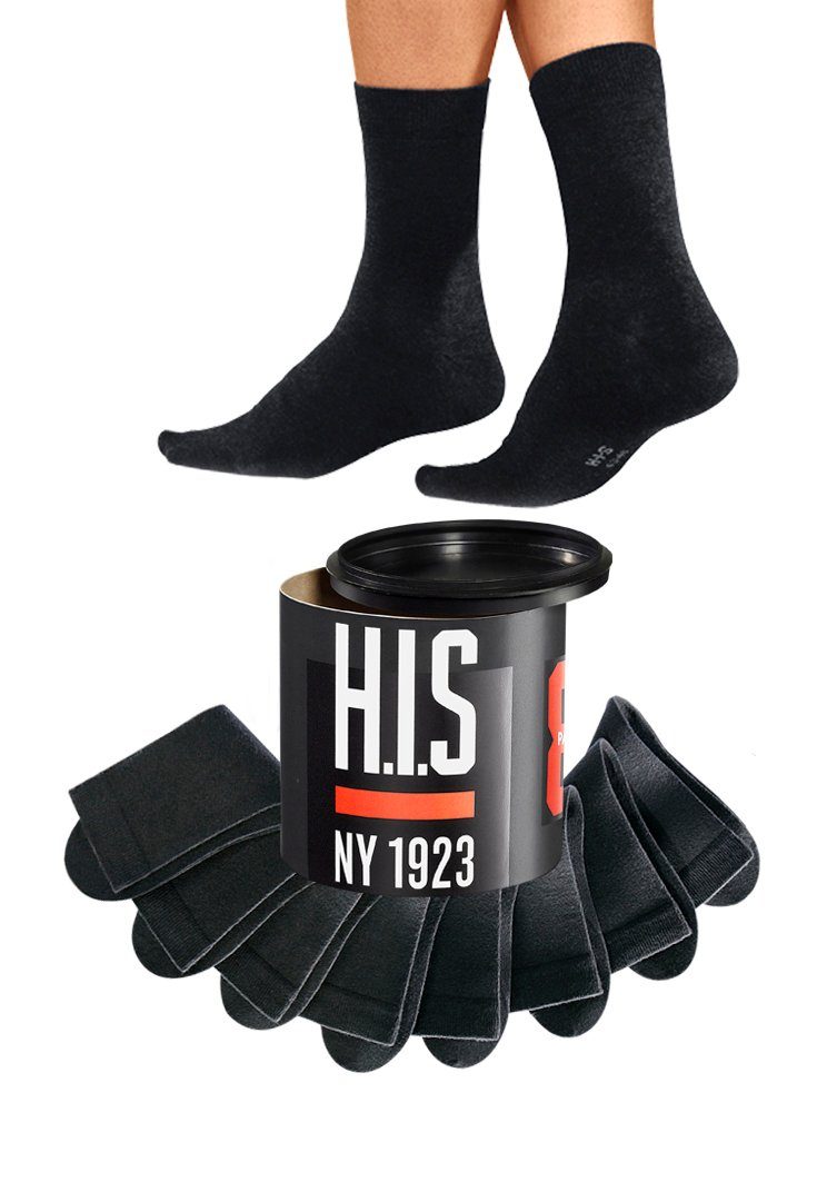 H.I.S Socken (Dose, 8-Paar) in der Geschenkdose