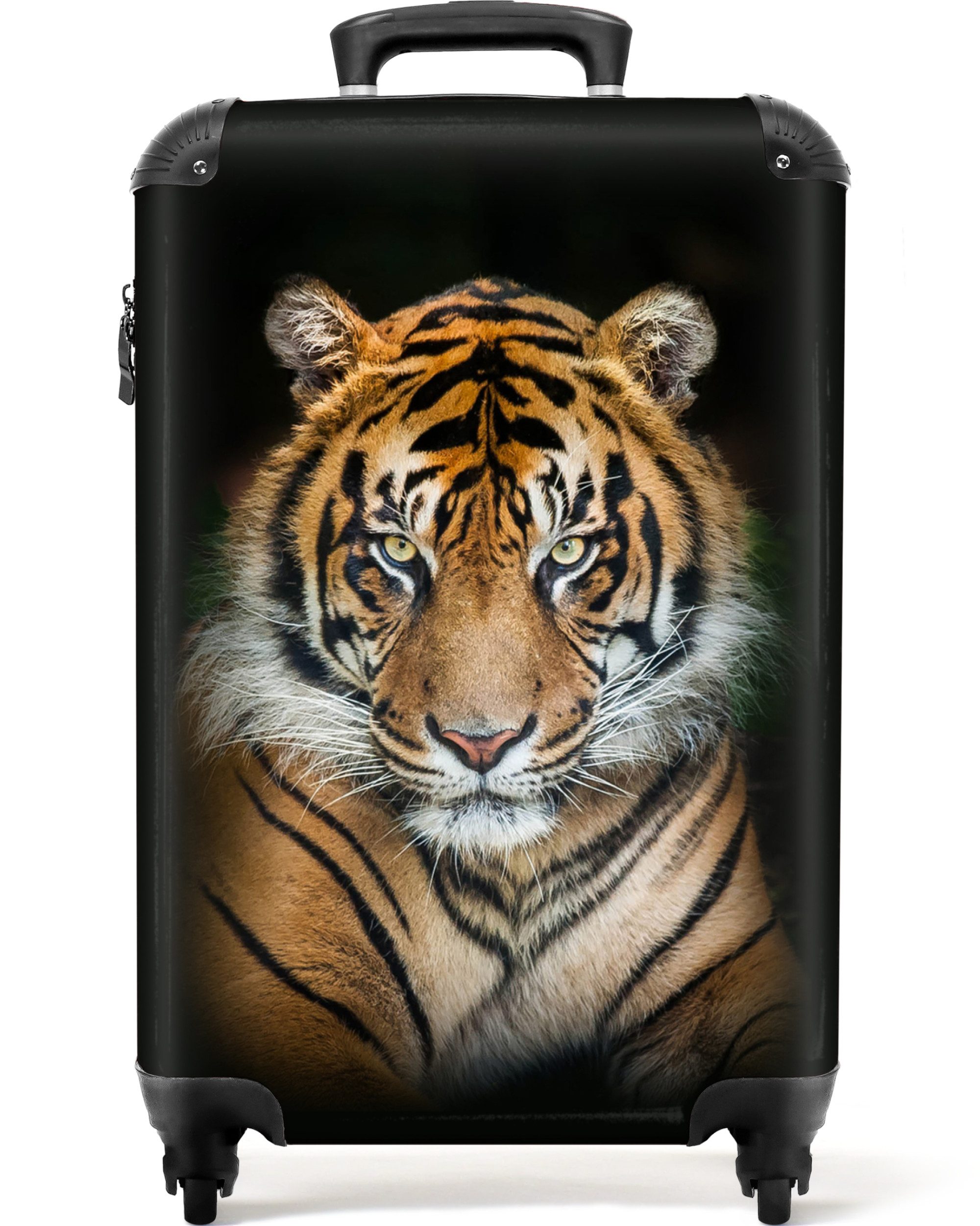 NoBoringSuitcases.com© Hartschalen-Trolley Tiger - Schwarz - günstig online kaufen