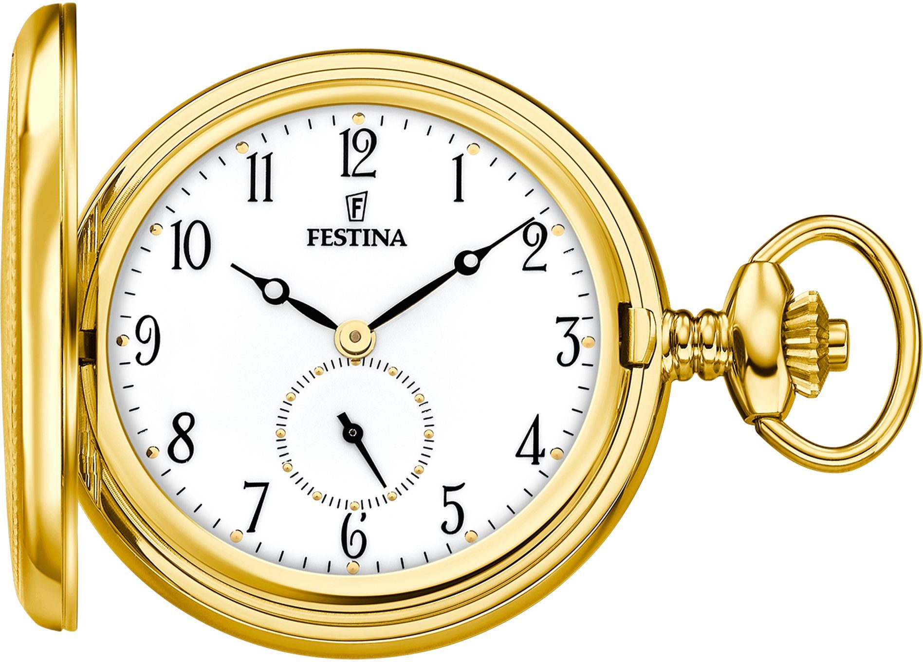 Festina Taschenuhr F2029/1, (Set, 2-tlg., mit Kette)