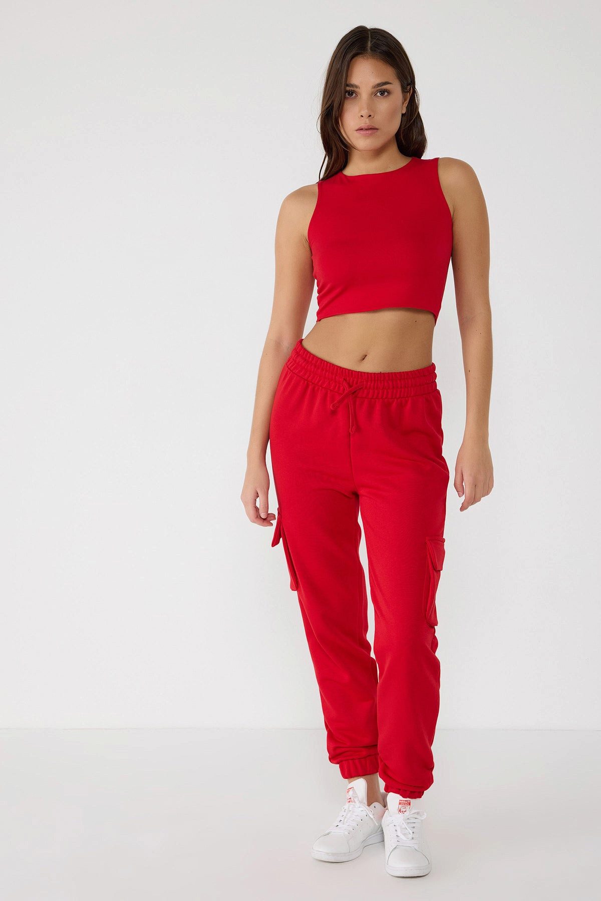 No Matter What Kurzarmbody Neckholder-Crop-Top-Body