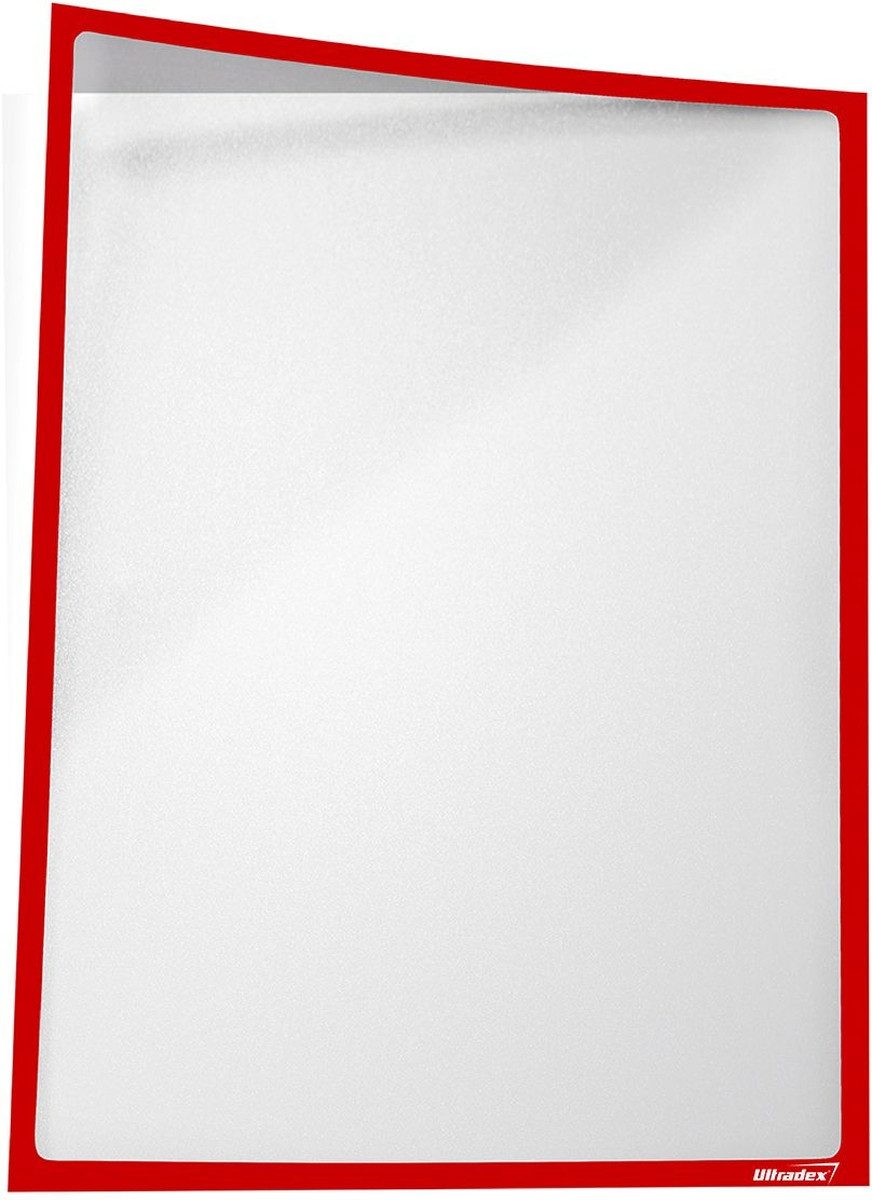 Fächermappe Infotasche magnetisch für DIN A3 435x312mm hoch/quer VE=5 Stück rot