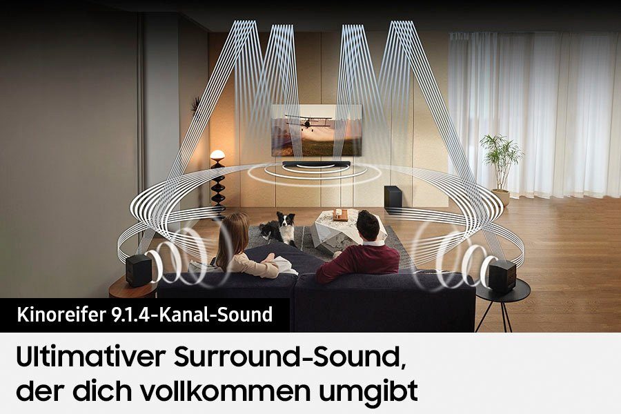 im von (540 Gratis 9.1.4-SurroundSound) Mon. W, dazu: Garantie HW-Q935GC Wert Soundbar Samsung 48 39,99€,