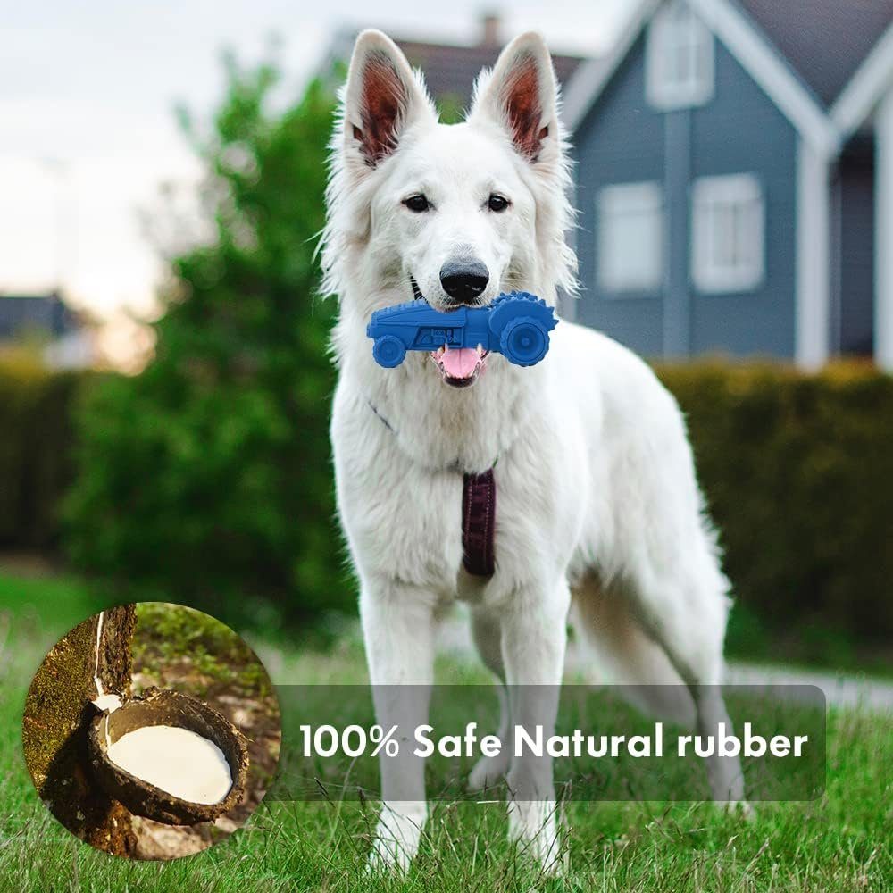 Petsation Kauspielzeug Hundespielzeug zum Werfen [PREMIUM] NATURKautschuk Kauknochen