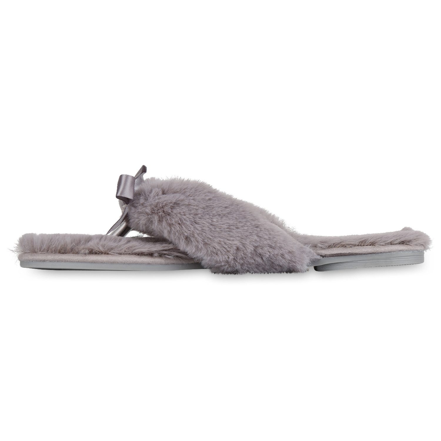 VAN HILL 818526 Zehentrenner Damen Hausschuhe Warm Gefütterte Sandalen Zehe günstig online kaufen