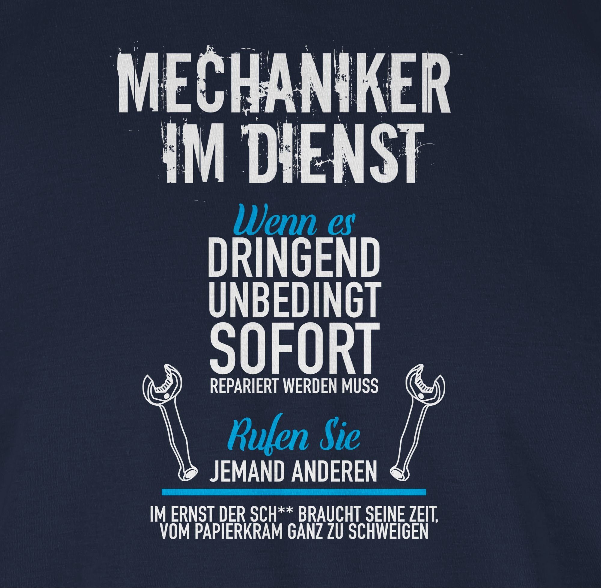 im Shirtracer Geschenke Navy T-Shirt 3 Dienst Handwerker Mechaniker Blau