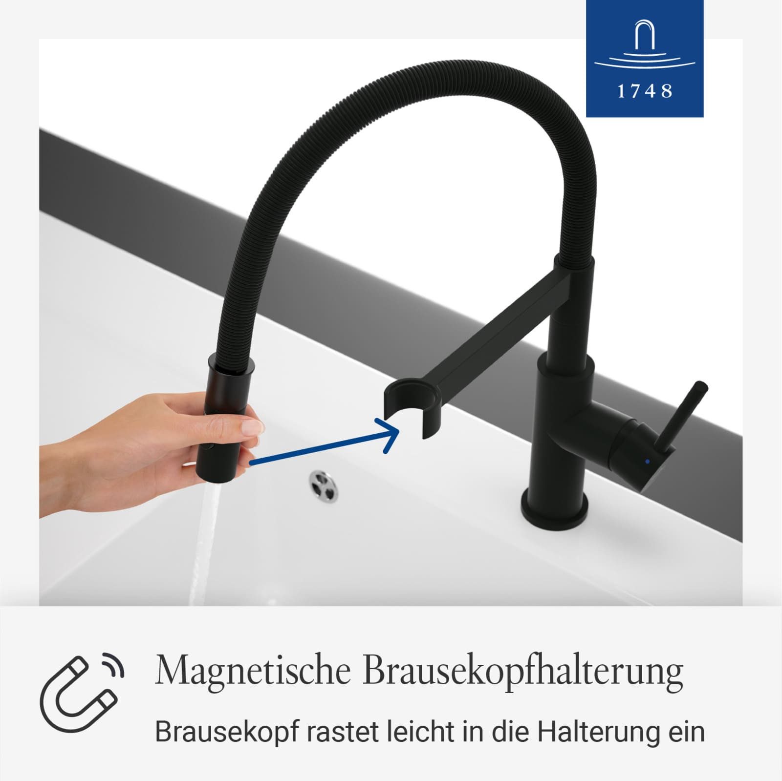 Villeroy & Boch Küchenarmatur Steel Expert Compact Küchenarmatur 14,3 cm (1-St) – Bild 4 von 5