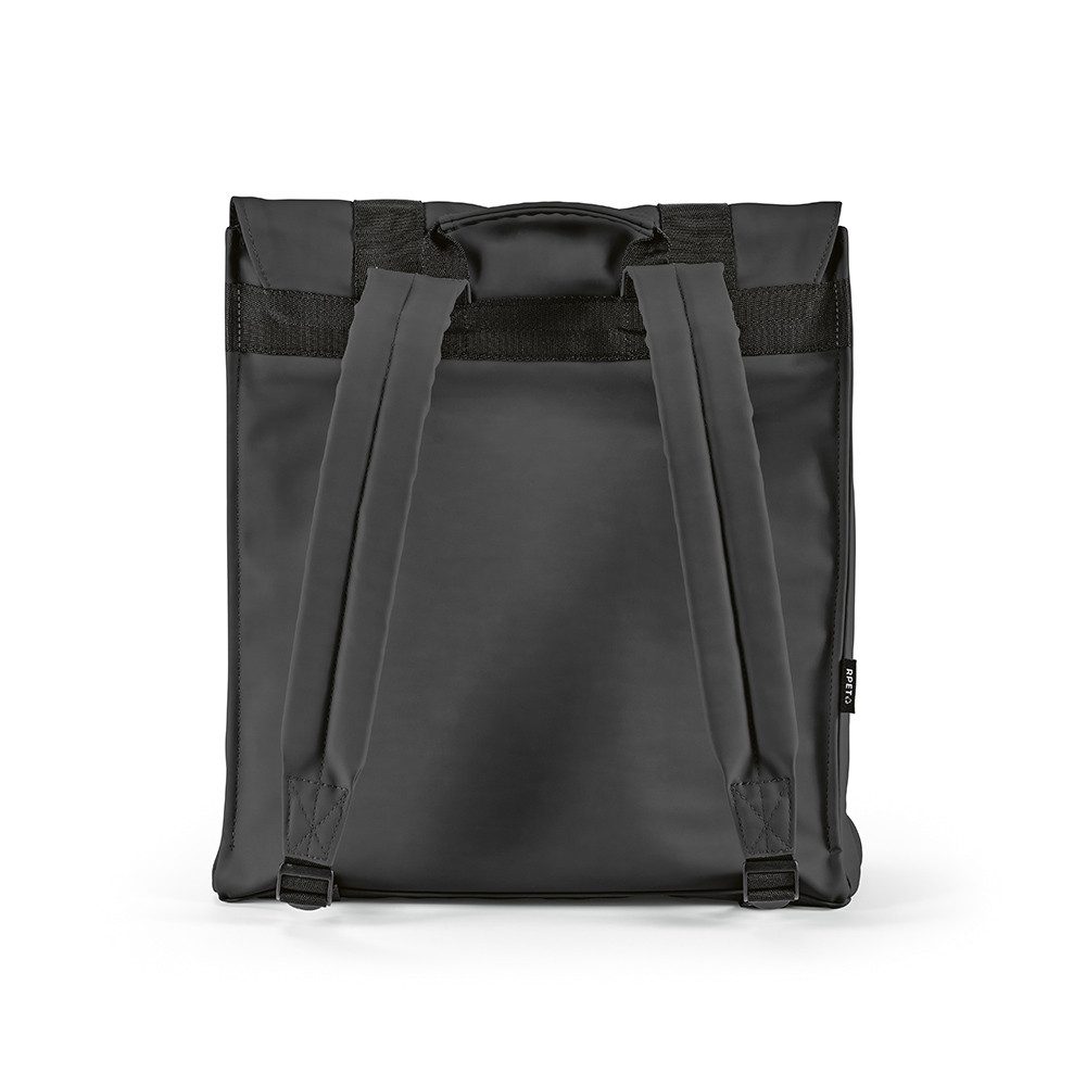 CABBEL Rucksack Rucksack 22L Laptop 17 Zoll rPET nachhaltig robust leicht 0,648kg (Rucksack, 1-tlg., Einzelartikel), Schwarz, 56% recycelt, 22 Liter, 35x38x14 cm, 0,648 kg, rPET