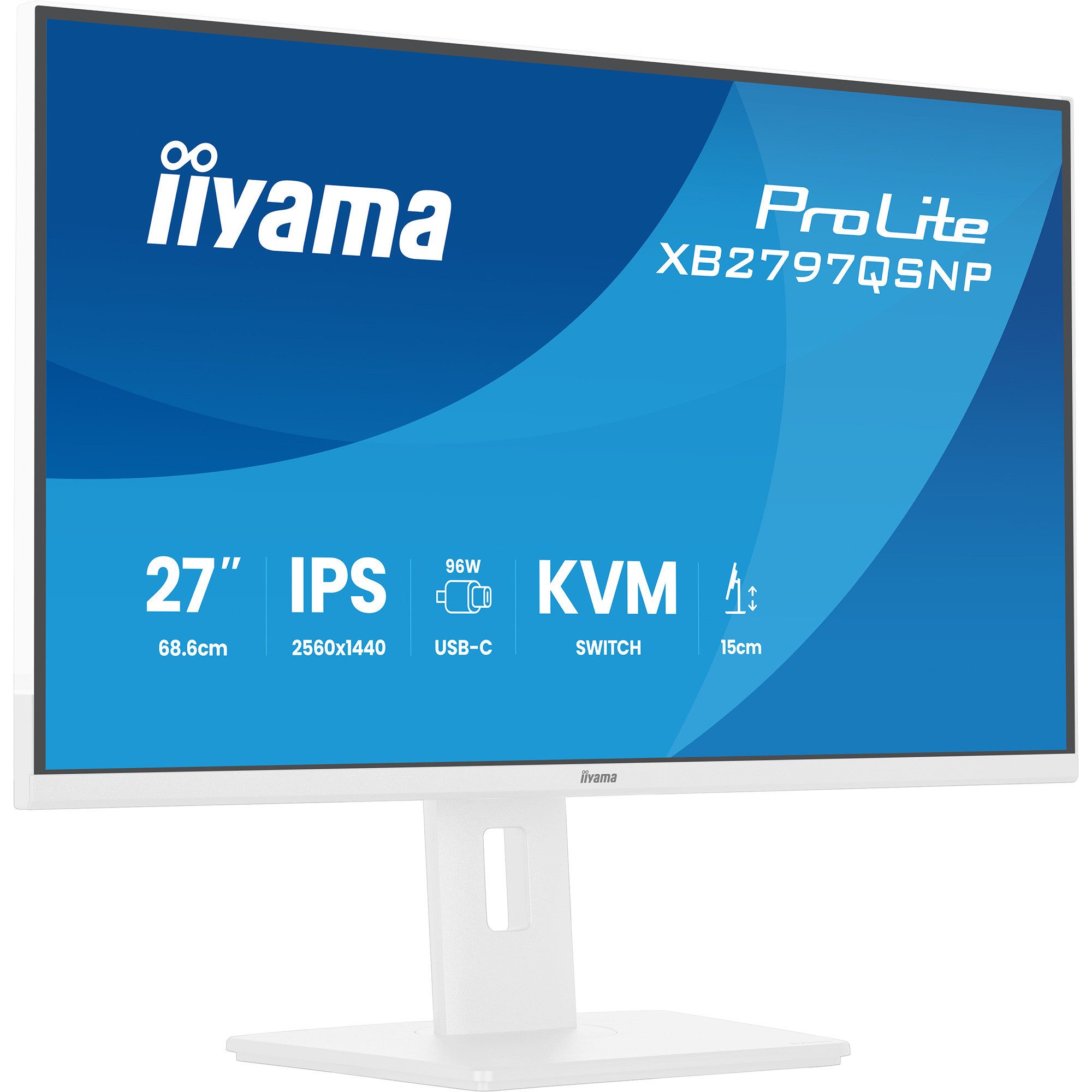 Iiyama iiyama ProLite XB2797QSNP-W1, LED-Monitor, (QHD, TFT-Monitor (2560 x 1440 px)
