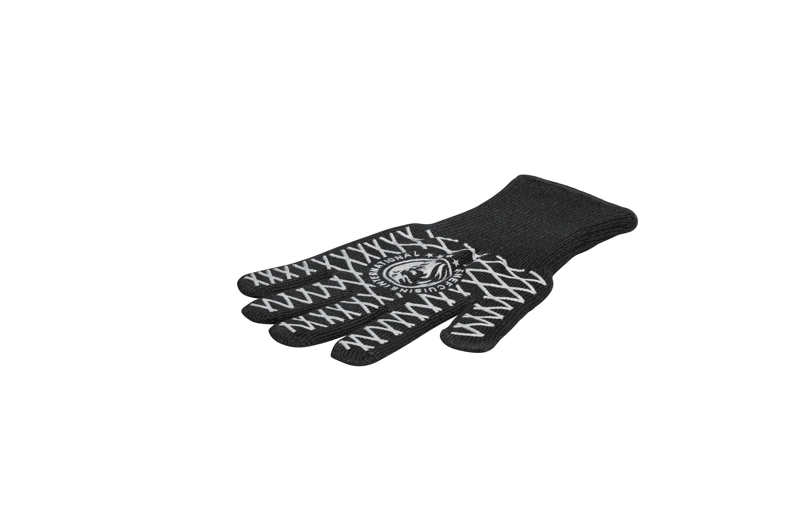 CHEF CUISINE International Hitzeschutzhandschuhe ARAMID BBQ Handschuhe Hitzebeständig bis 500°C Unterarmschutz CE-geprüft für den privaten Gebrauch