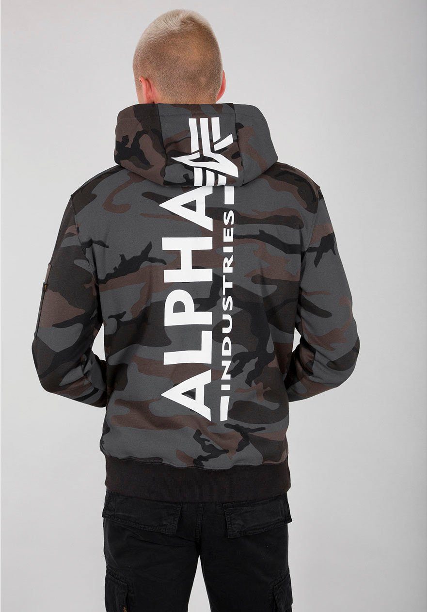 Alpha Industries Kapuzensweatshirt BACK PRINT HOODY Baumwollmischung, regul günstig online kaufen