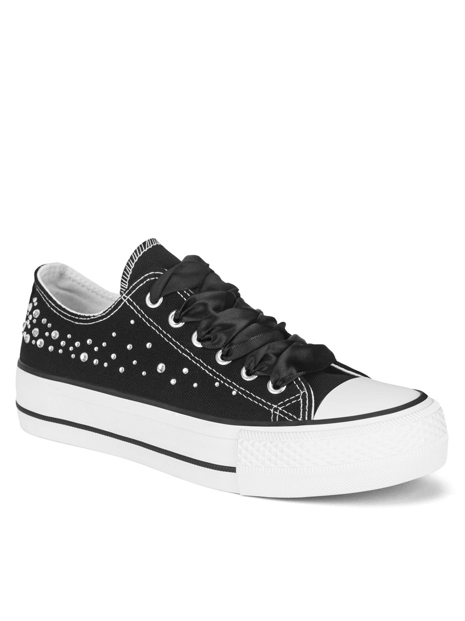 DeeZee DeeZee Sneakers aus Stoff Damen WFA2791-1 Schwarz Sneaker günstig online kaufen