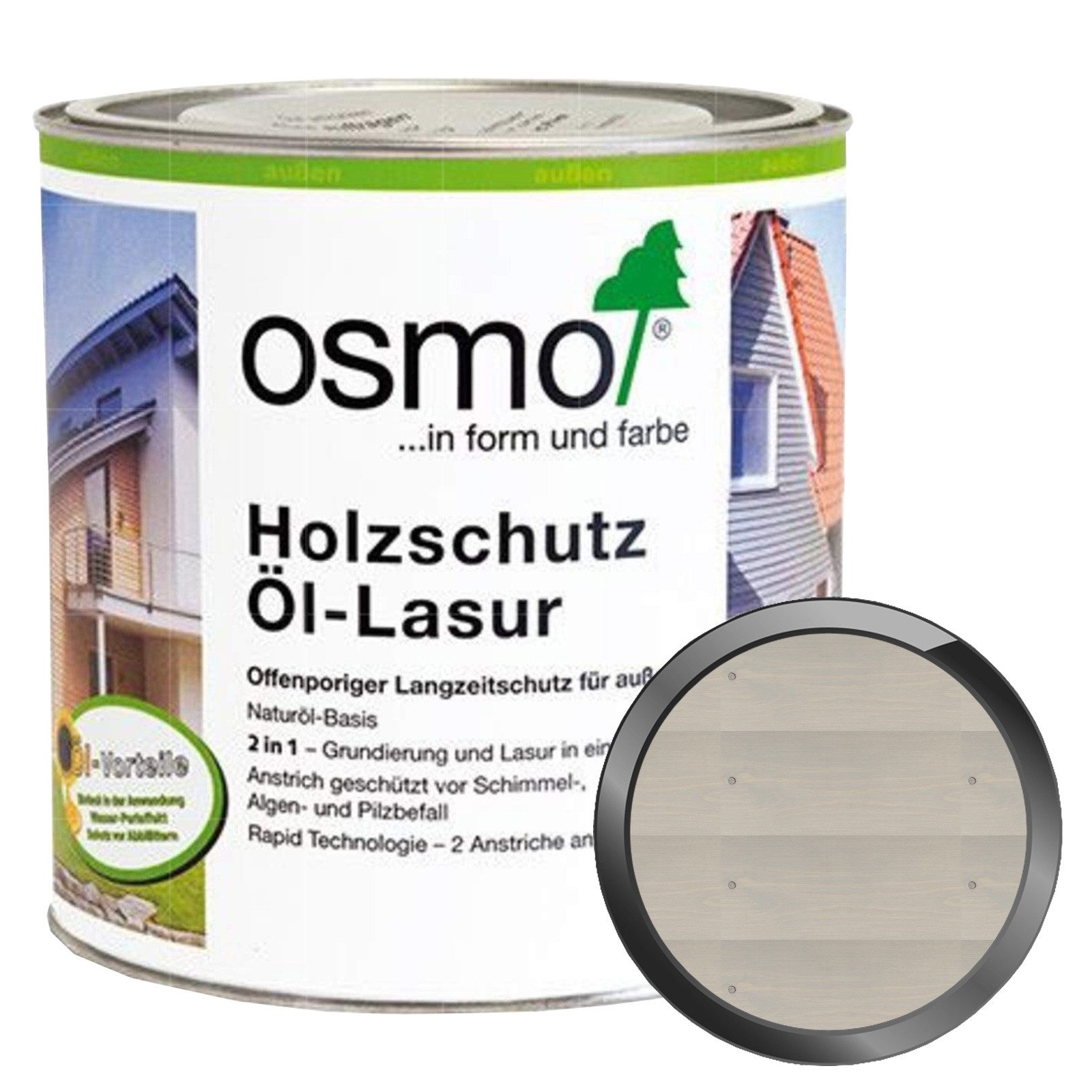 osmo Holzöl Holzschutz-Öl Lasur 2,5 LTR