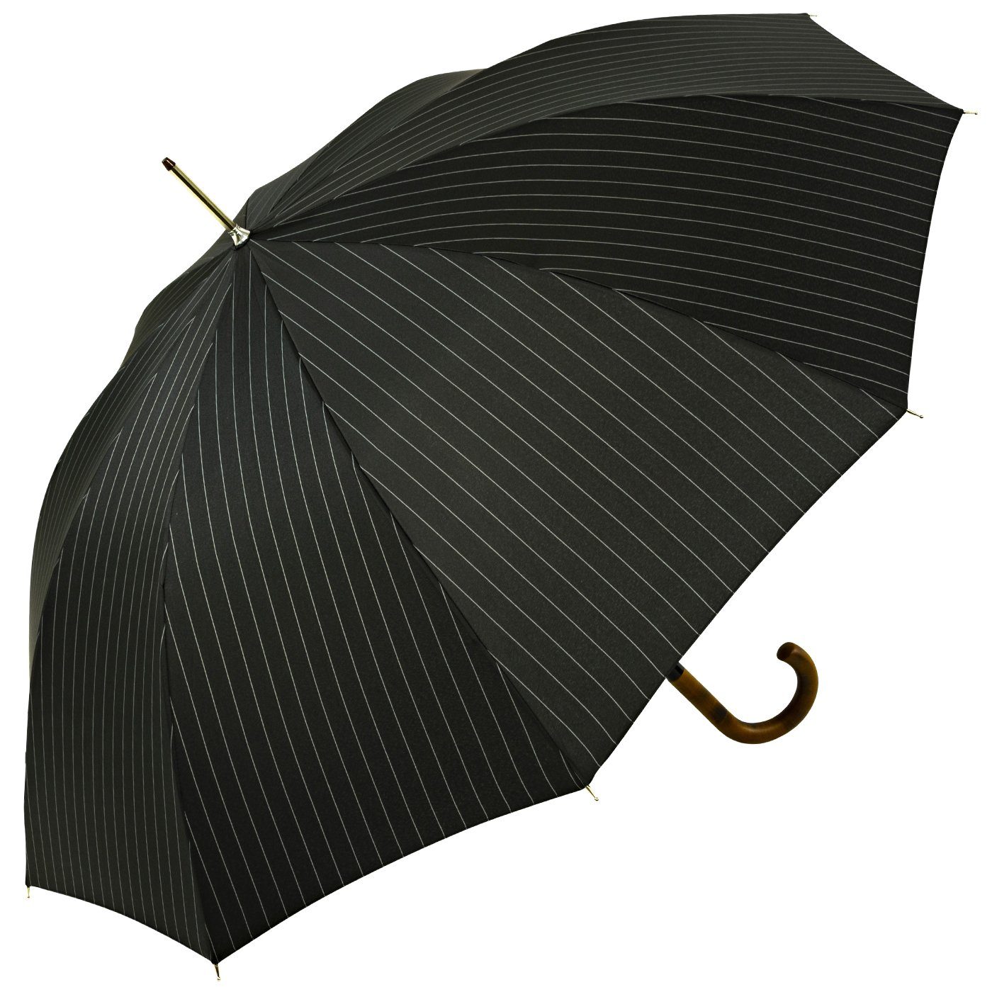 iX-brella Stockregenschirm High Quality mit Auf-Automatik und Stahlgestell, mit Echtholz-Rundhakengriff