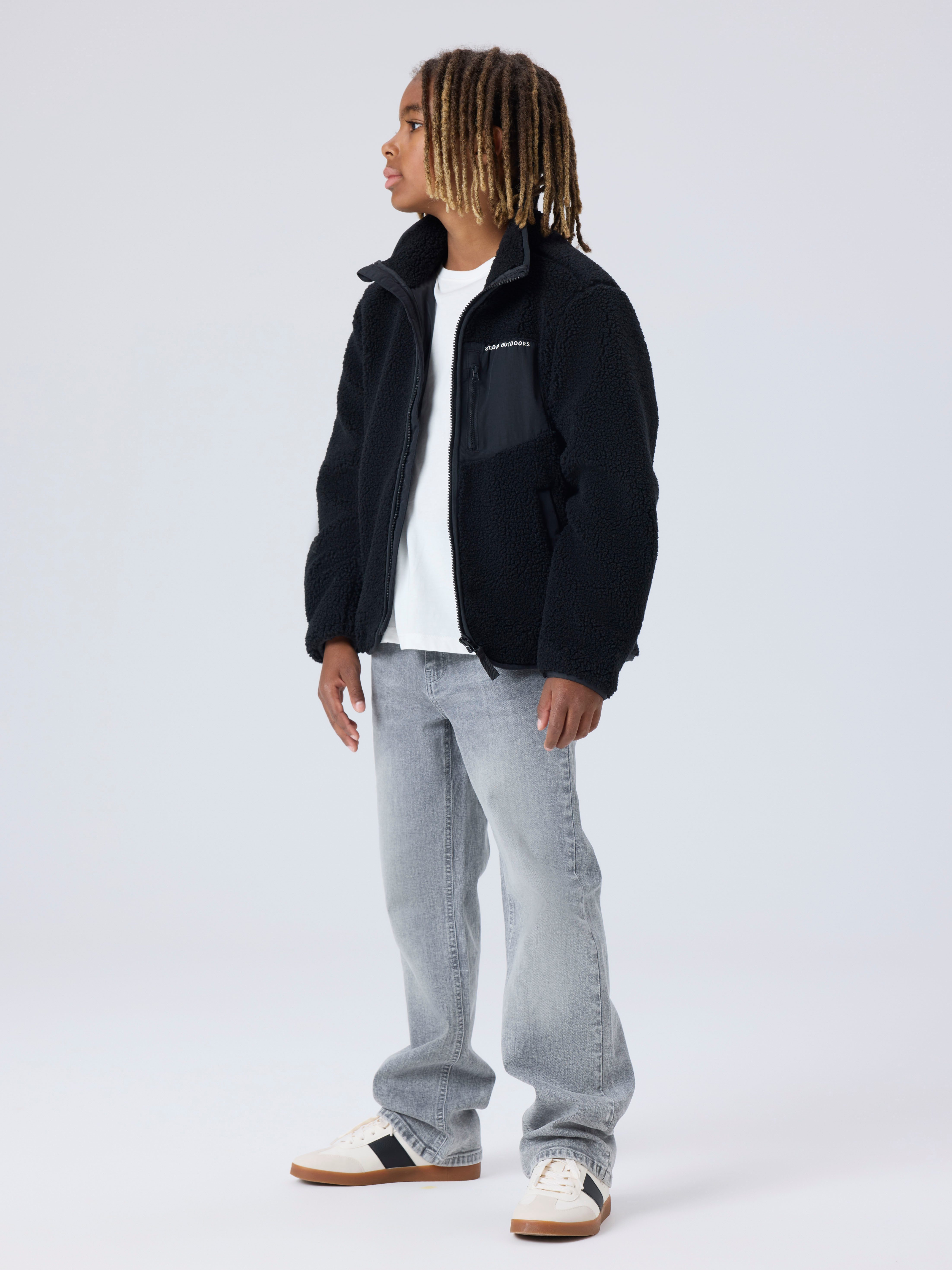 Name It Plüschjacke NKNMATTIA SHERPA JACKET PB1 Kunstfaser