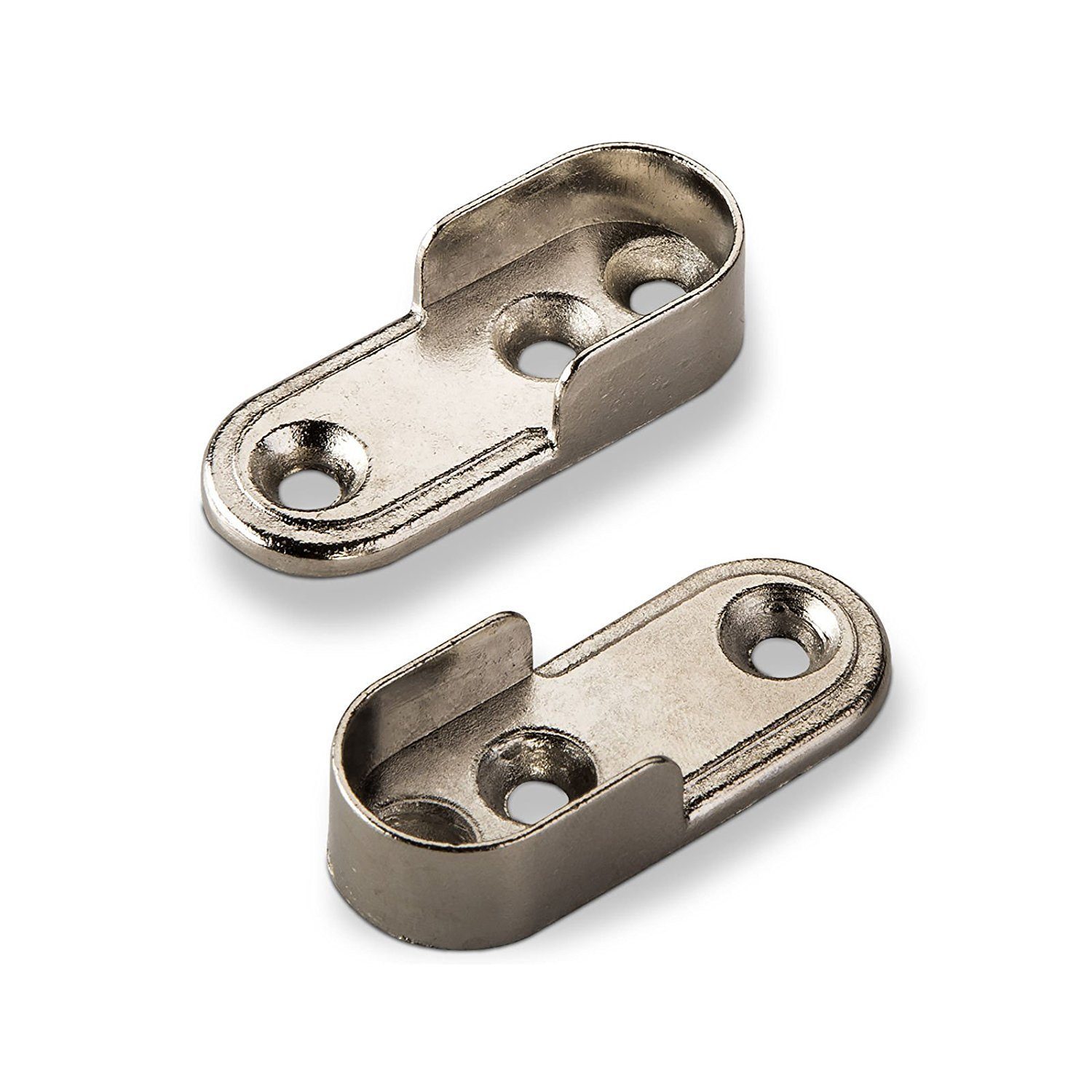 SO-TECH® Garderobenstange Schrankstangenlager Schrankrohrlager oval, (8 günstig online kaufen
