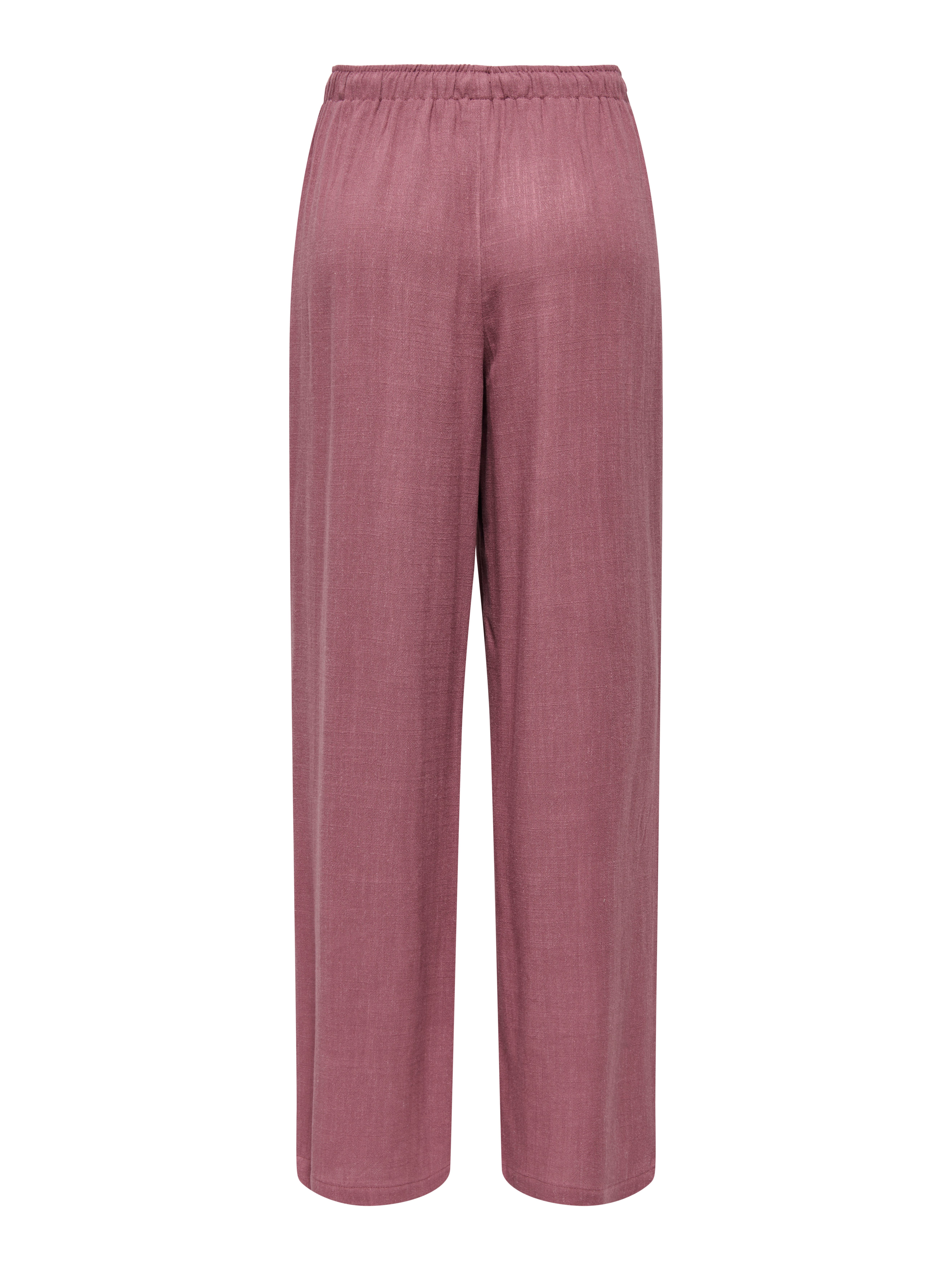 ONLY Schlupfhose ONLSIESTA MW PULL-UP LINEN BL PNT NOOS Viskosemischung