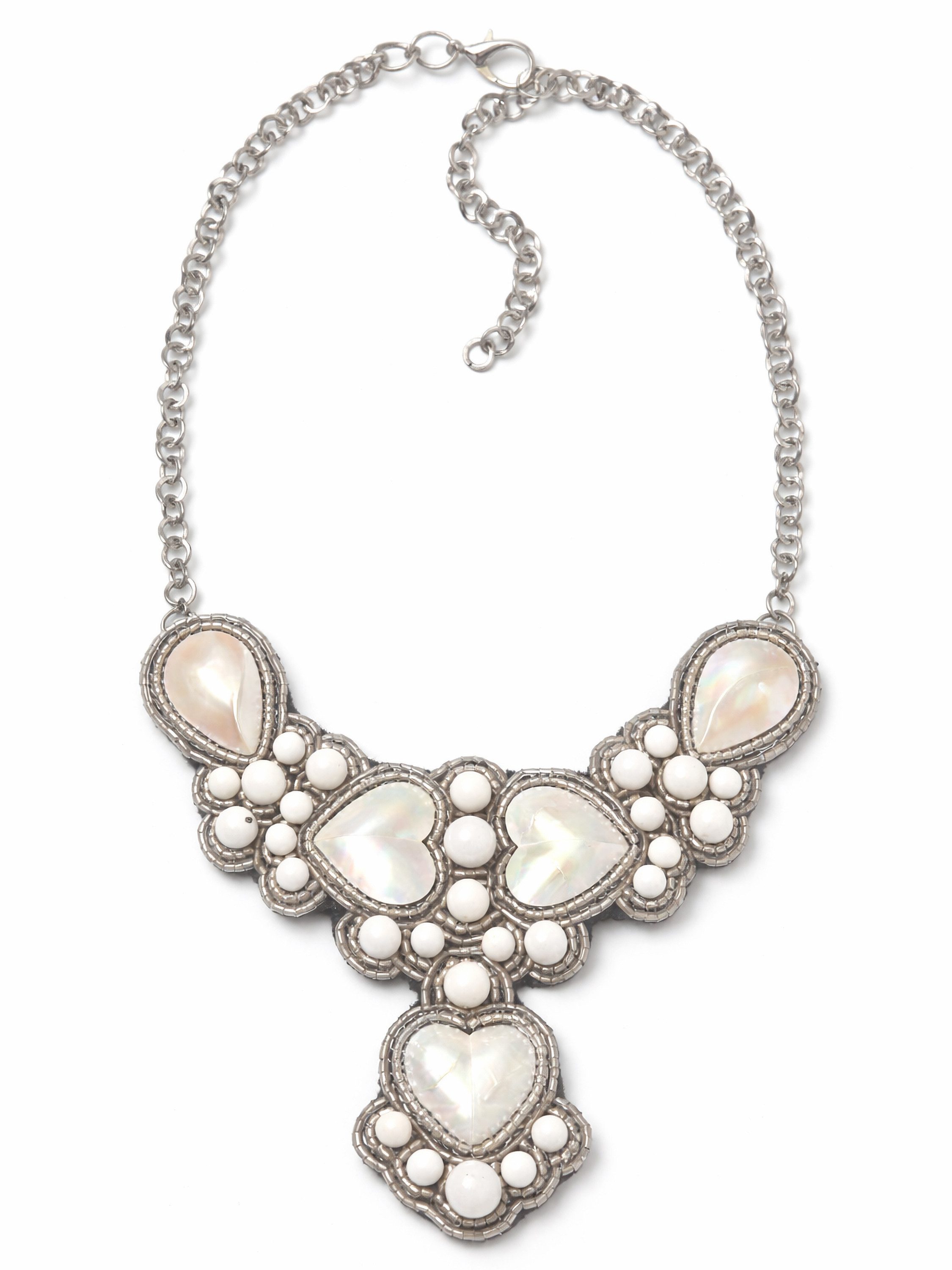 COLLEZIONE ALESSANDRO Statementkette Karlotta, mit unterschiedlichen Glasperlen