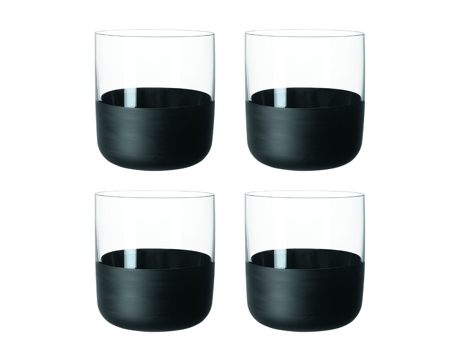 Villeroy & Boch Gläser-Set Manufacture Rock Shot/Schnapsglas Set 4tlg., Kristallglas