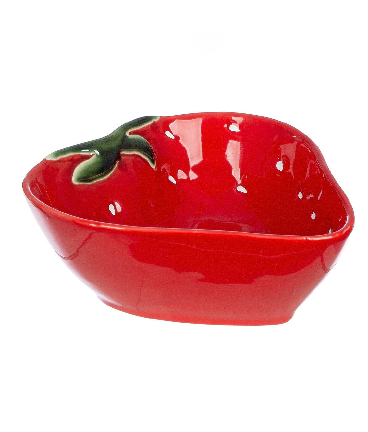 GILDE Schale Schale Erdbeere aus Keramik, Erdbeerschale von Gilde