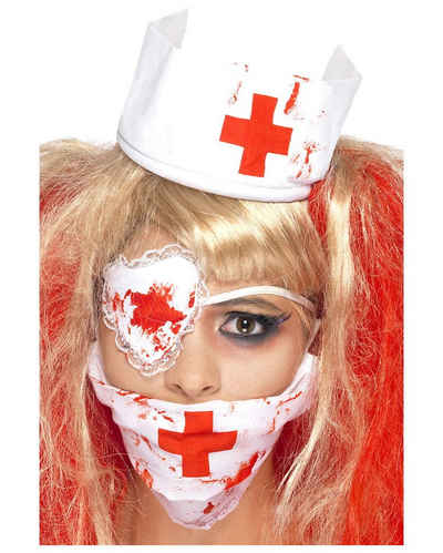 Horror-Shop Zombie-Kostüm blutige Krankenschwester Set