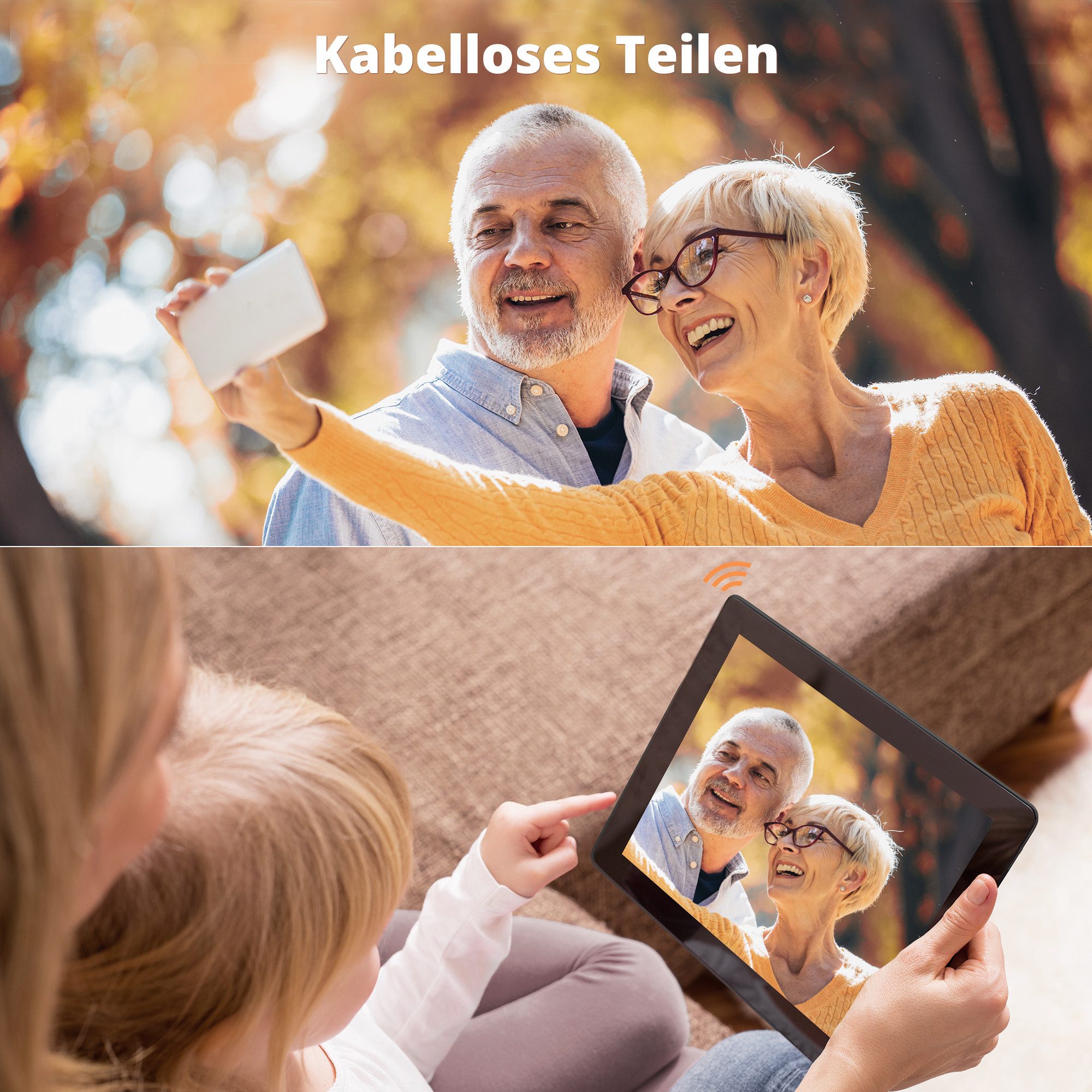 Dragon Touch Classic 8 schwarz Digitaler Bilderrahmen (20,3 cm/8 ", 1024 x günstig online kaufen