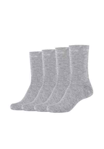 Camano Socken »Silky Feeling« (4-Paar) im praktischen 4er Pack