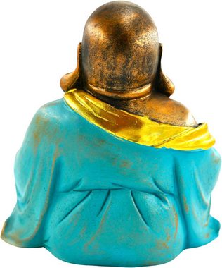 MF Buddhafigur Harmonische Buddha-Skulptur 'Mint Green', 23 cm - Glücksbringer
