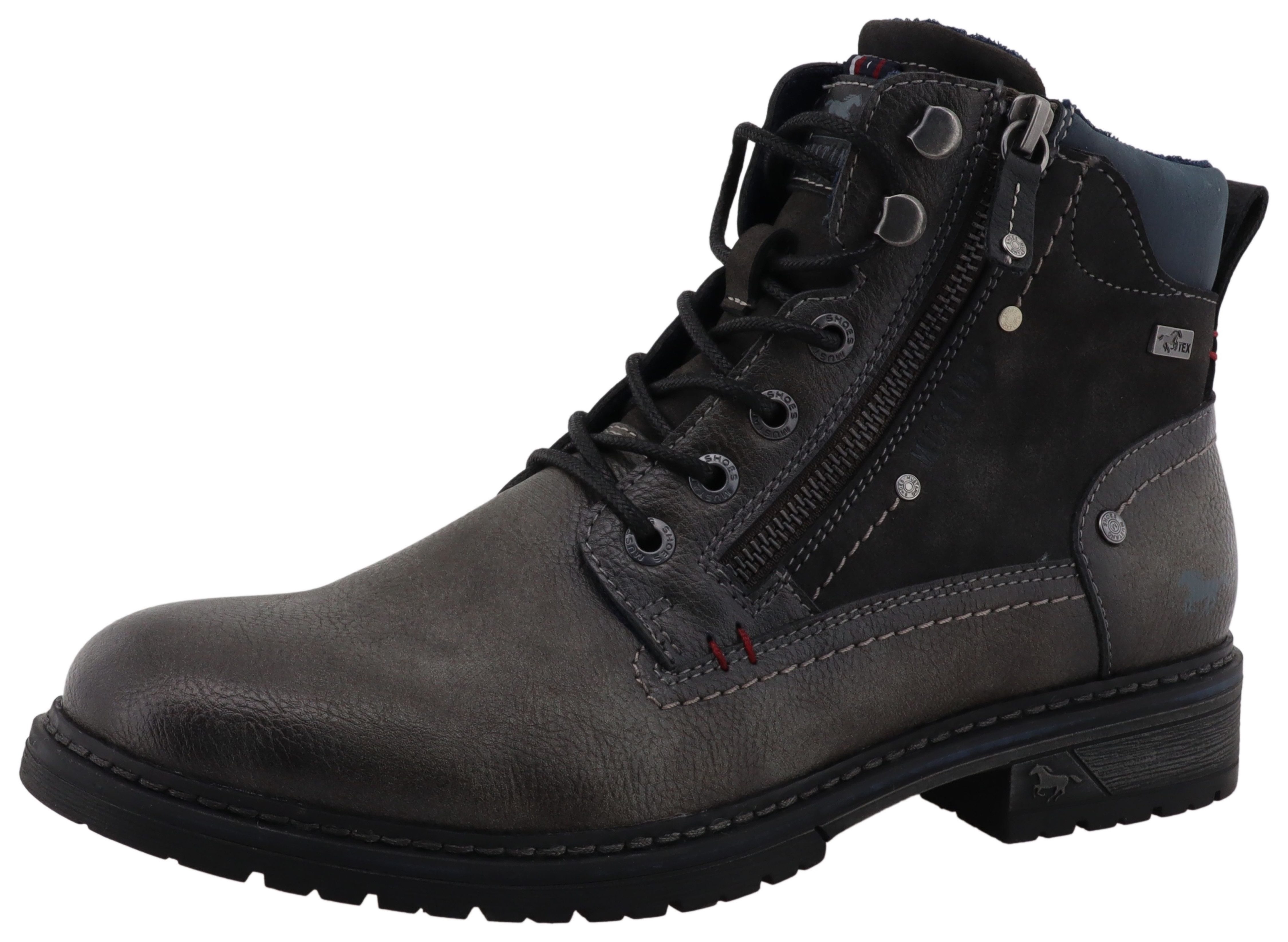 Mustang Shoes Marcas Schnürboots Business Stiefel, Boots mit Textilfutter günstig online kaufen