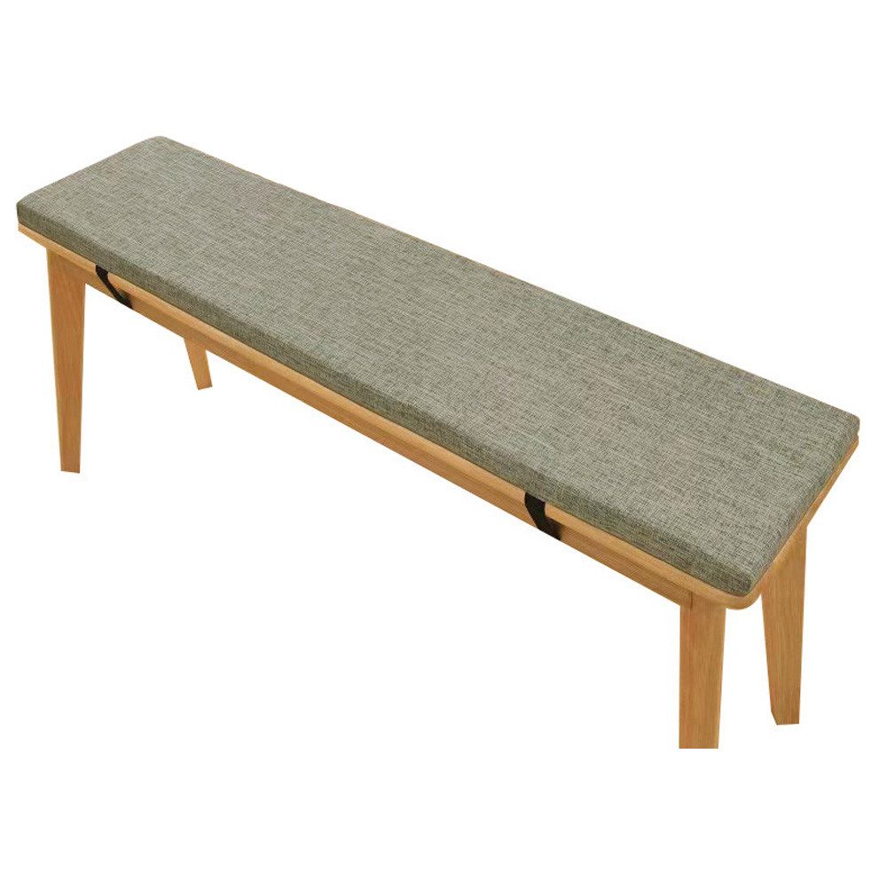 PLCIVSA Halbrundes Stuhlkissen Mit Memory-Schaum - Rutschfeste Sitzauflage Für Küche, Büro & Garten