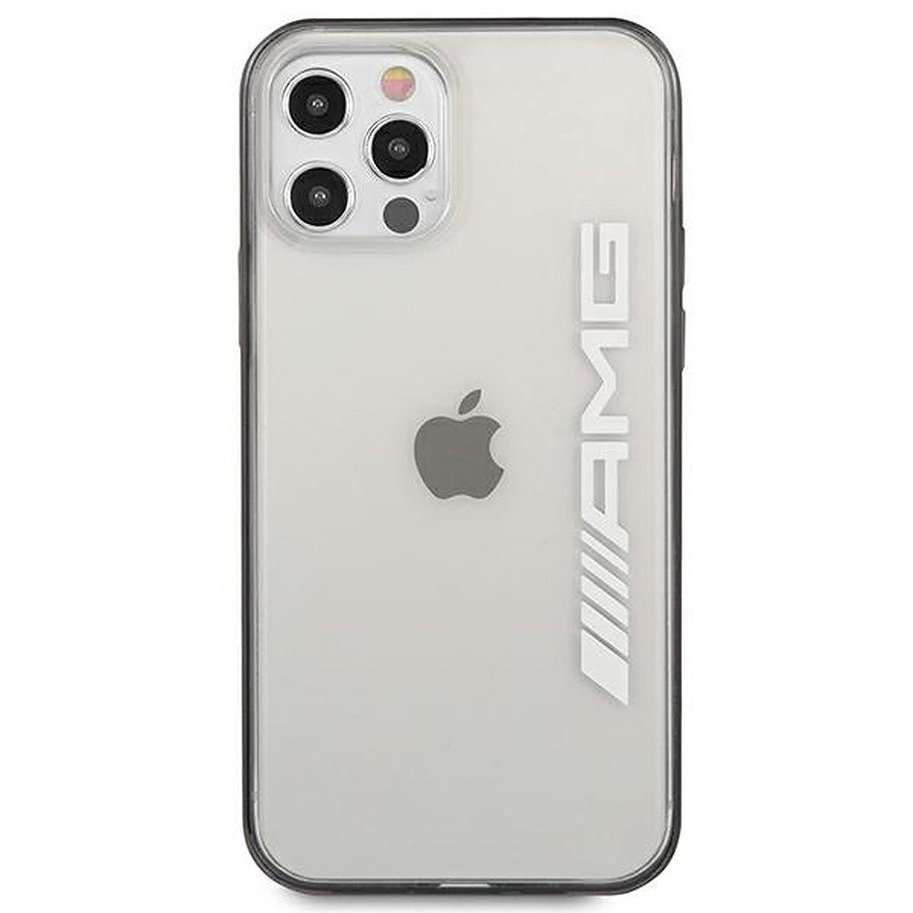 Mercedes Smartphone-Hülle Handyhülle Schutzhülle Handyschale 6,7 Zoll, Hardcase aus Polycarbonat, stoßfest, transparent, AMG-Logo