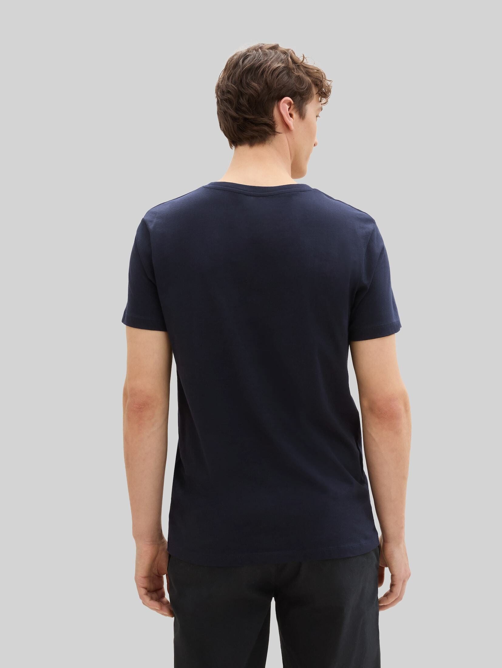 TOM TAILOR Denim T-Shirt T-Shirt (im 3er Pack) T-Shirt mit Print im 3er-Pack