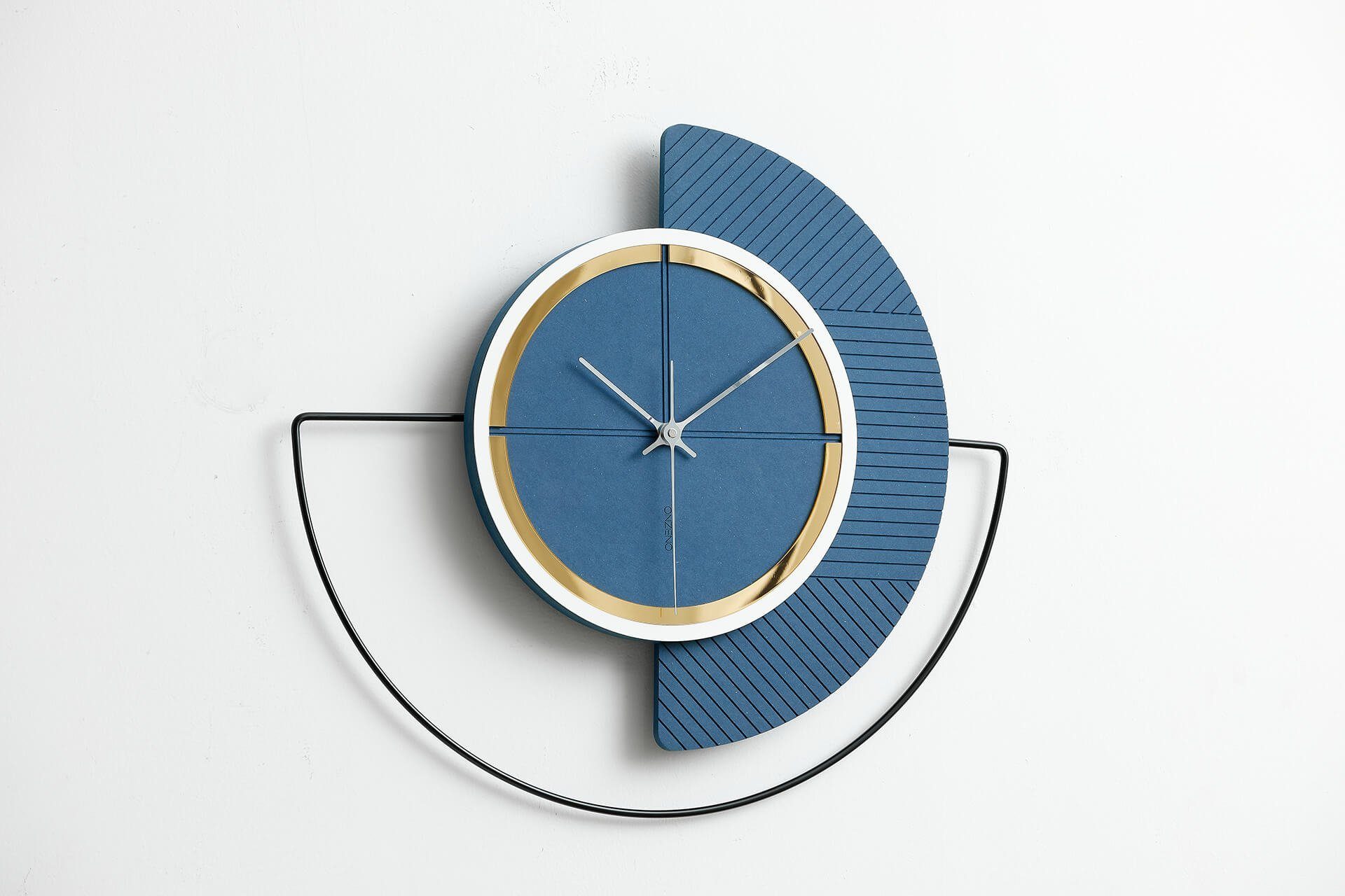 (handgefertigte Design-Uhr) ONZENO THE cm PASSENGER. 54.5x50x1.4 Wanduhr