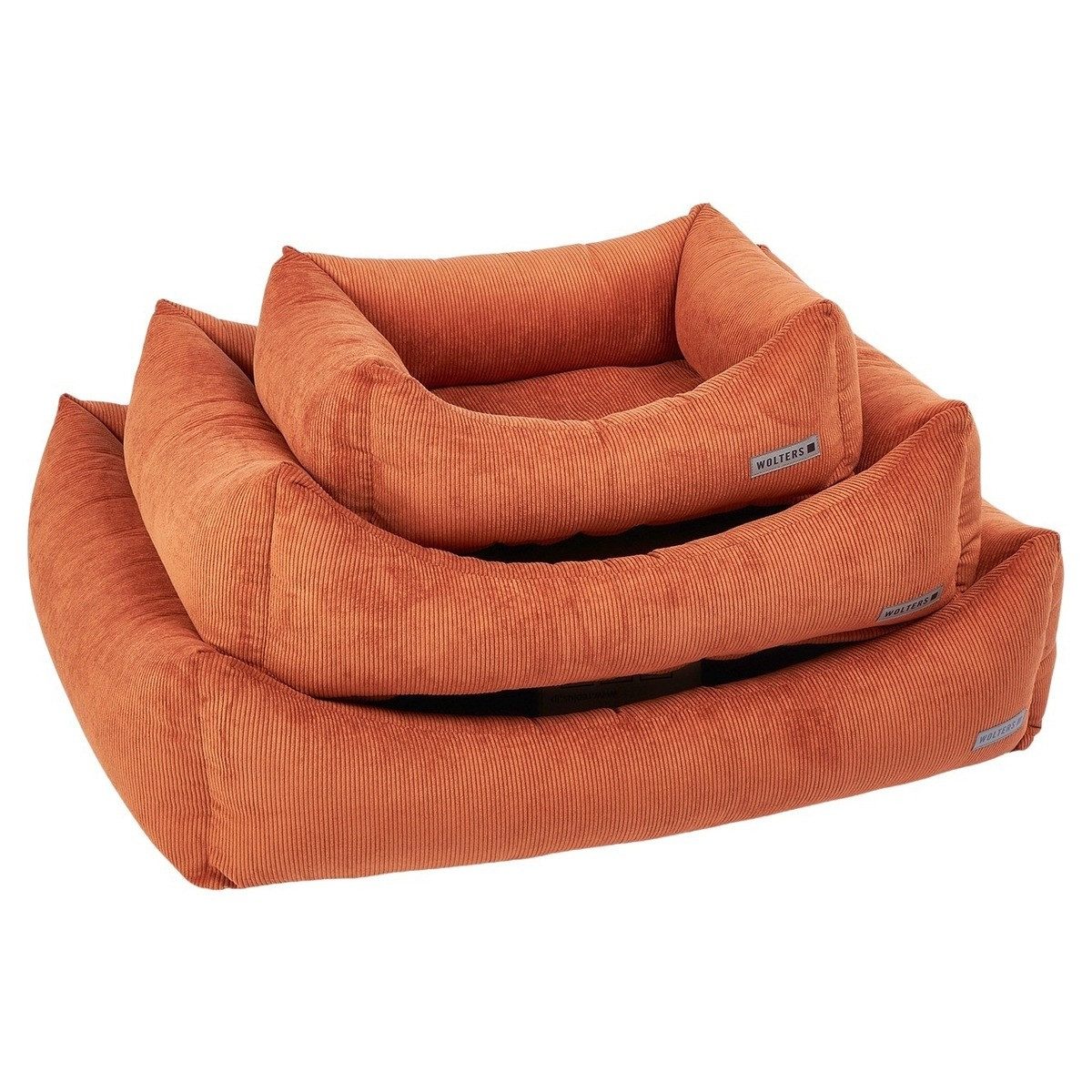 Wolters Tierbett Fiete Cord Lounge Umber