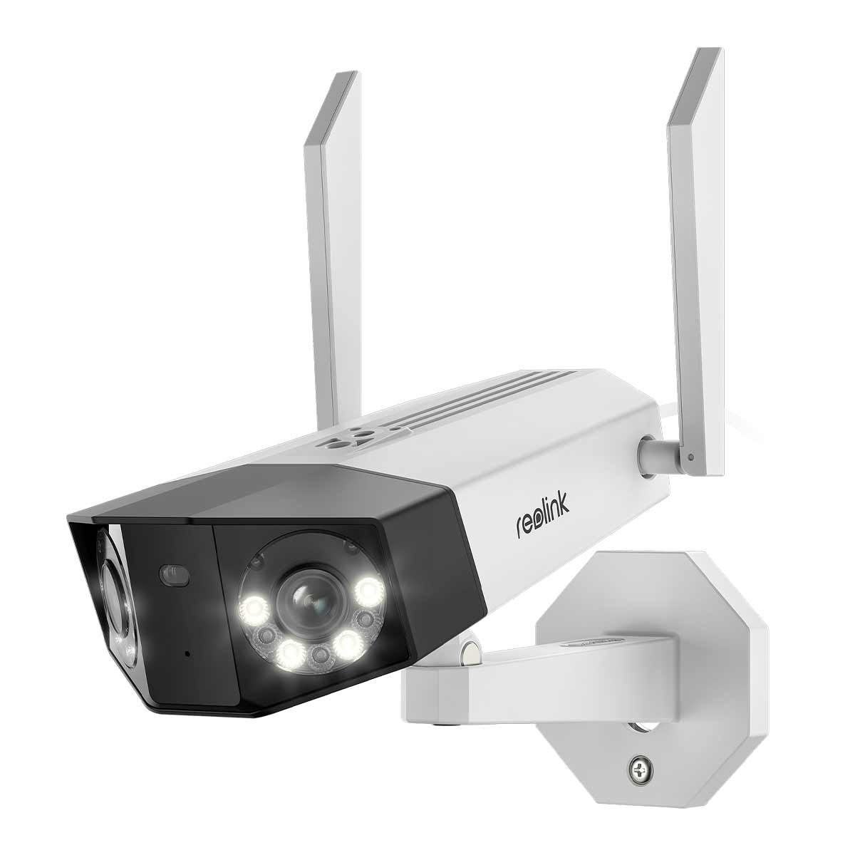 Reolink Duo 2 WiFi Intelligente 4K 8 MP Dualband-WLAN Überwachungskamera (Außenbereich, Innenbereich, 180° Blickwinkel, Wettergeschützt IP66, Einfacher Fernzugriff über Reolink App oder Reolink Client)