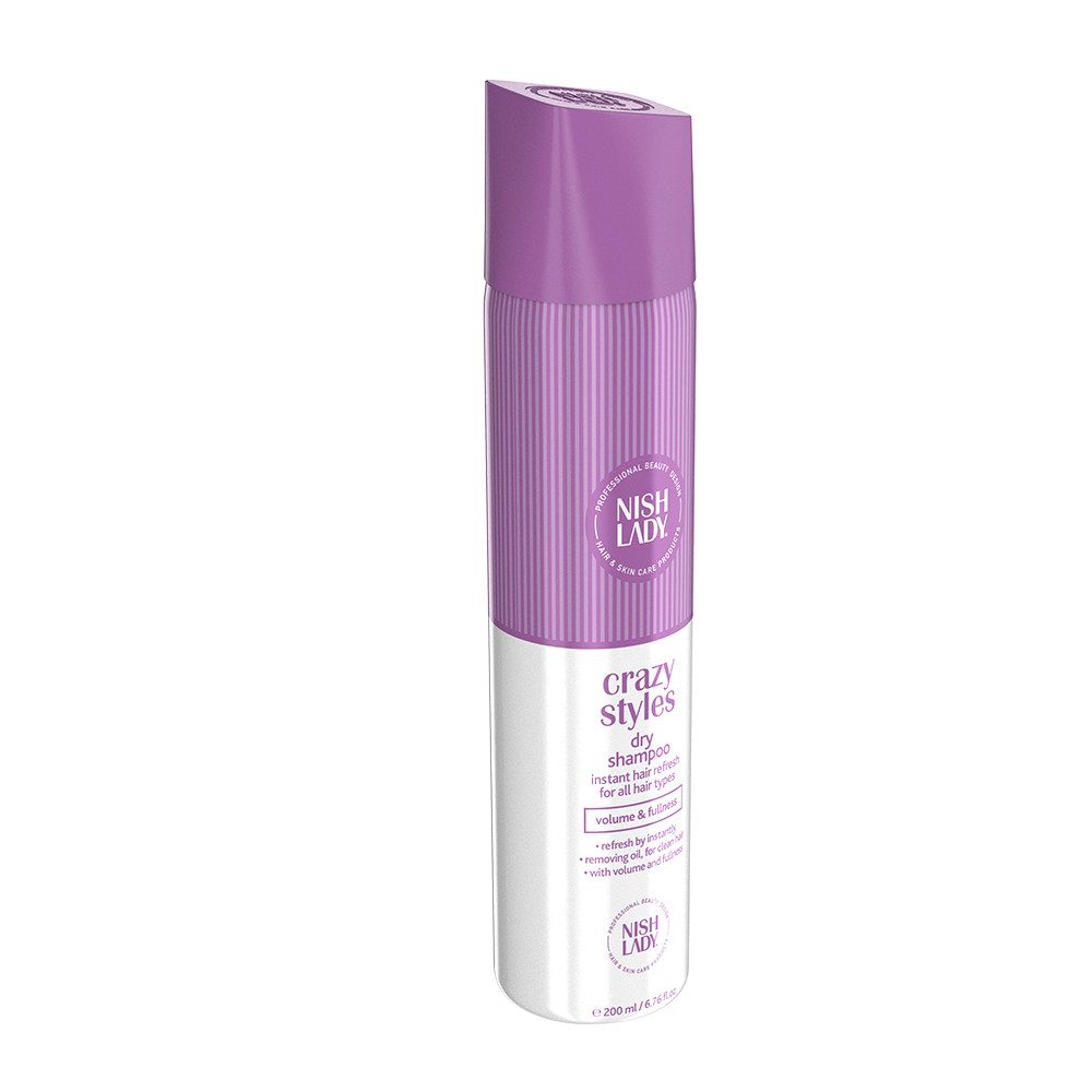 Nishlady Trockenshampoo Nishlady Crazy Styles Magic Dry Shampoo 200 ml Trockenshampoo