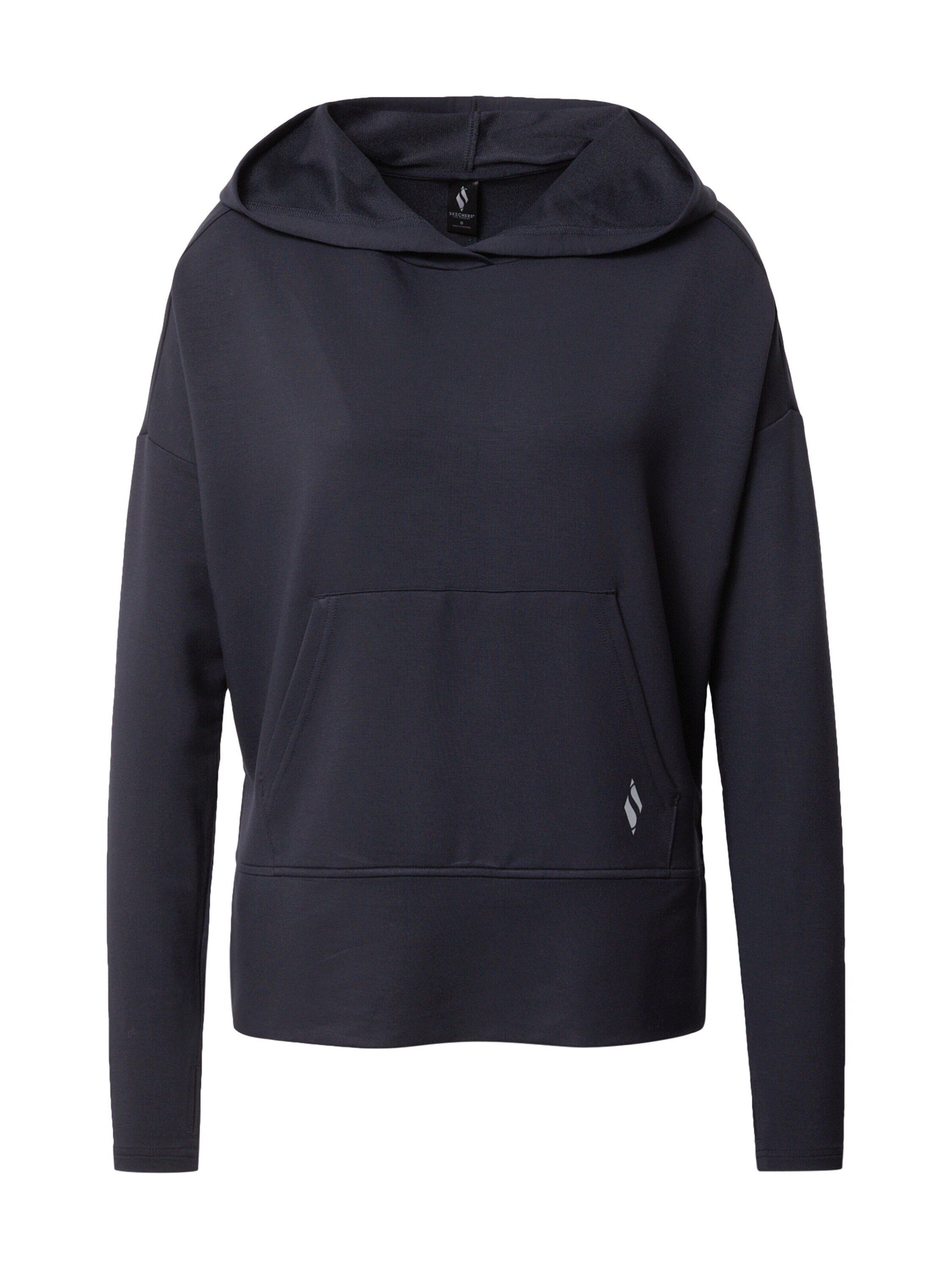 Skechers Sweatshirt (1-tlg) Plain/ohne Details schwarz