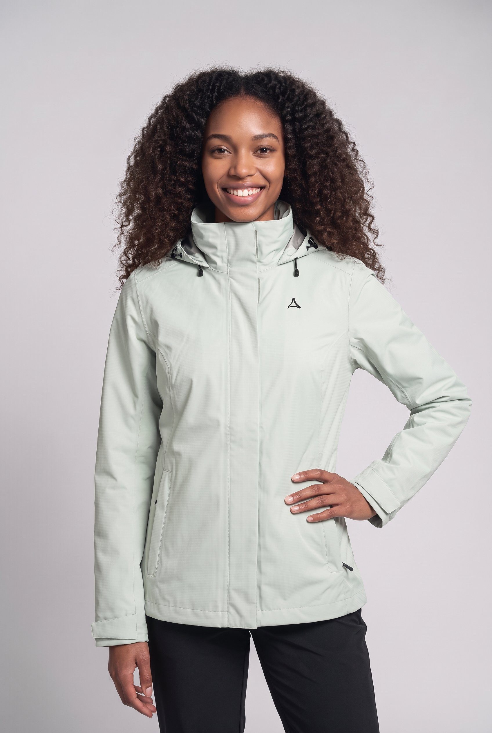 Schöffel Regenjacke Jacket Gmund L sportlicher Stil, wasserdicht, winddicht, atmungsaktiv, Übergangsjacke