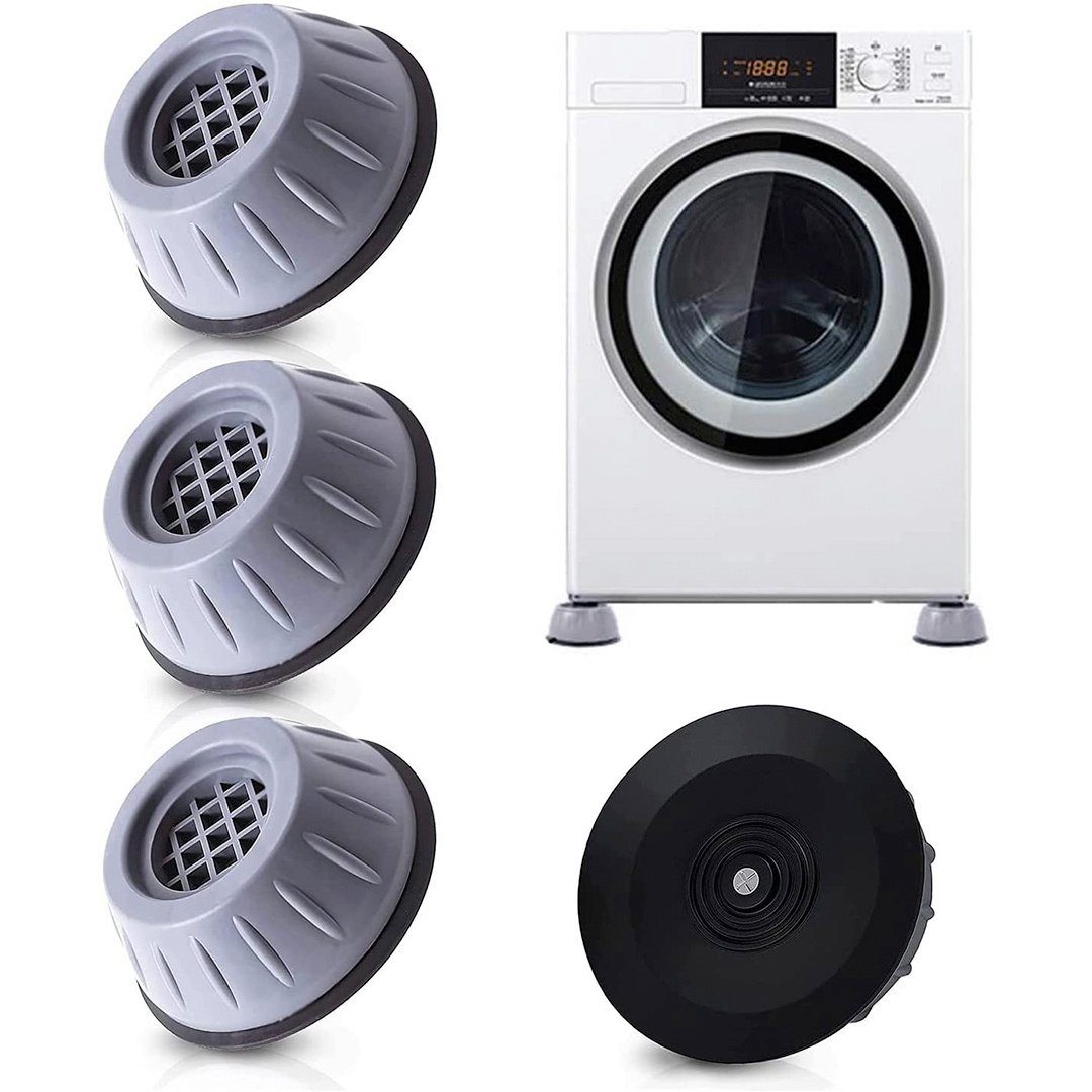 Anti-Vibrations-Waschmaschinenunterstützung 4pcs rutschfeste feste Anti-Abweichung Anti-Vibrations-Matte Unterstützung von Stoß- und Geräuschunterdrückungswaschmaschinen 