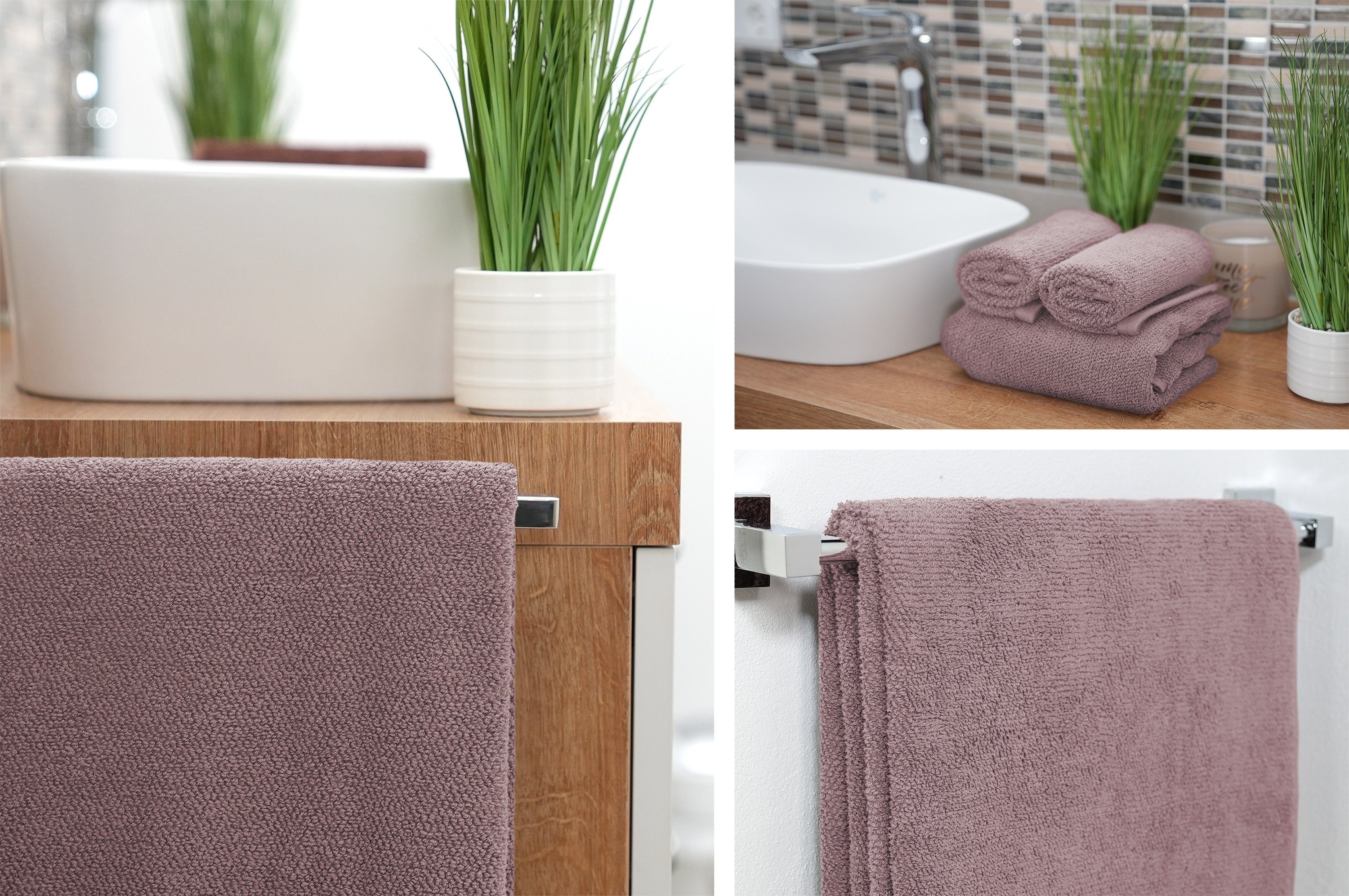 Beautex Handtuch Set Handtuch Set, Made in Europe, Frottier (Multischlaufen günstig online kaufen