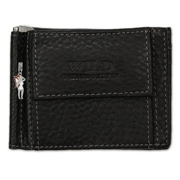 Wild Things Only !!! Geldbörse Wild Things Only Brieftasche RFID Blocker (Portemonnaie, Portemonnaie), Herren Portemonnaie Echtleder Größe ca. 11cm, schwarz