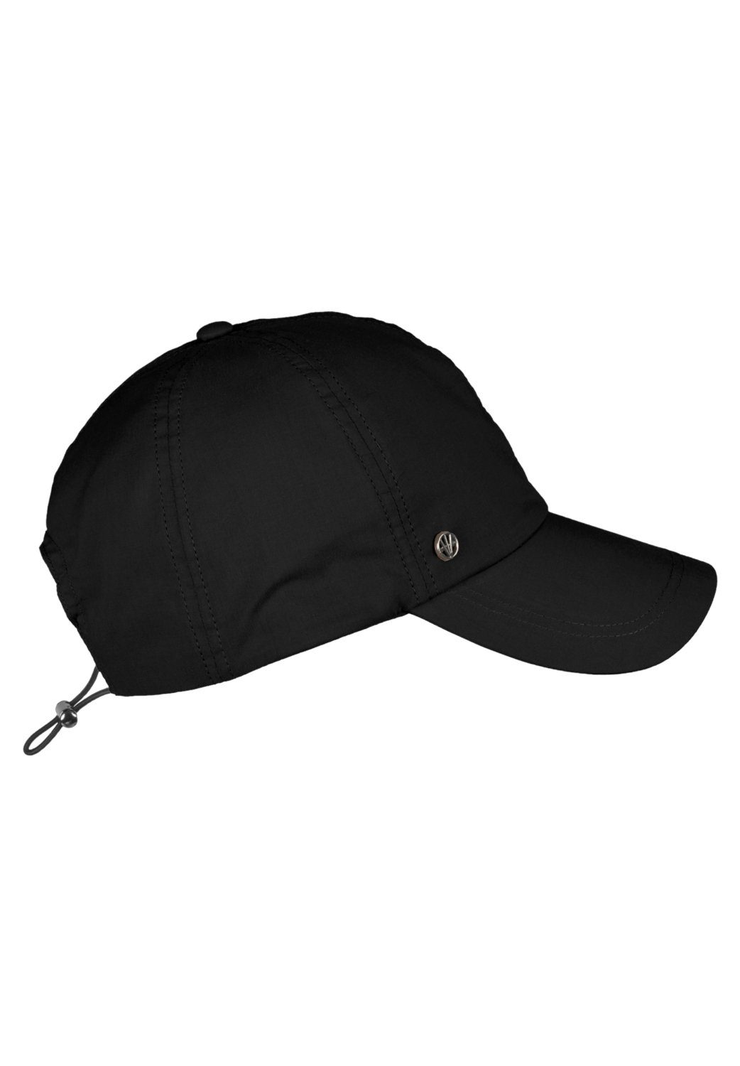 Baumwolle Loevenich Cap Baseball-Cap reine 9999-black federleichte Baseball Zugband