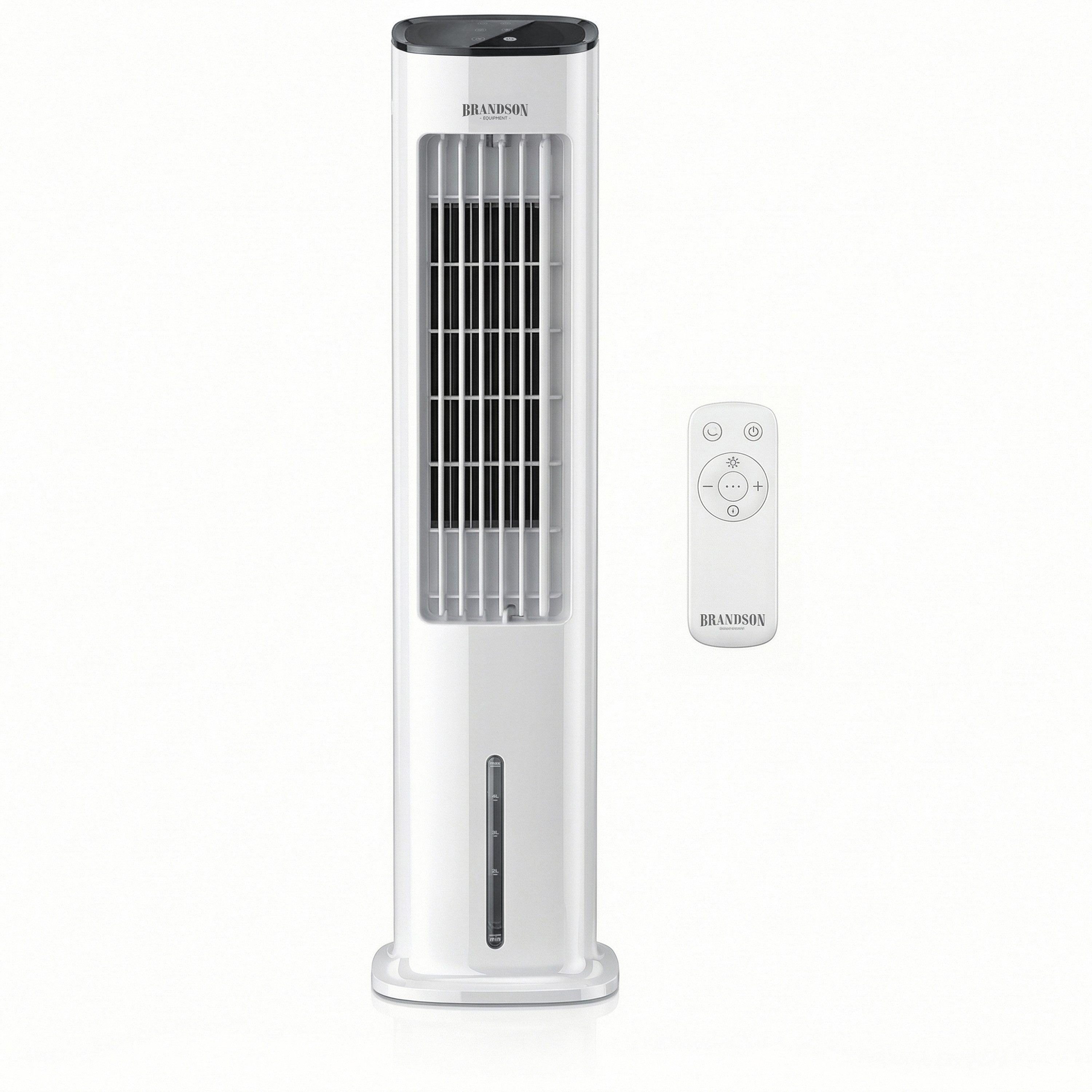 Brandson Ventilatorkombigerät Mobiler Luftkühler, 5L Wassertank, Luftbefeuchter, Verdunstungskühler, Preisträger 2026, Turmventilator, 3 Modi, Autostopp, Timer, Lüfter