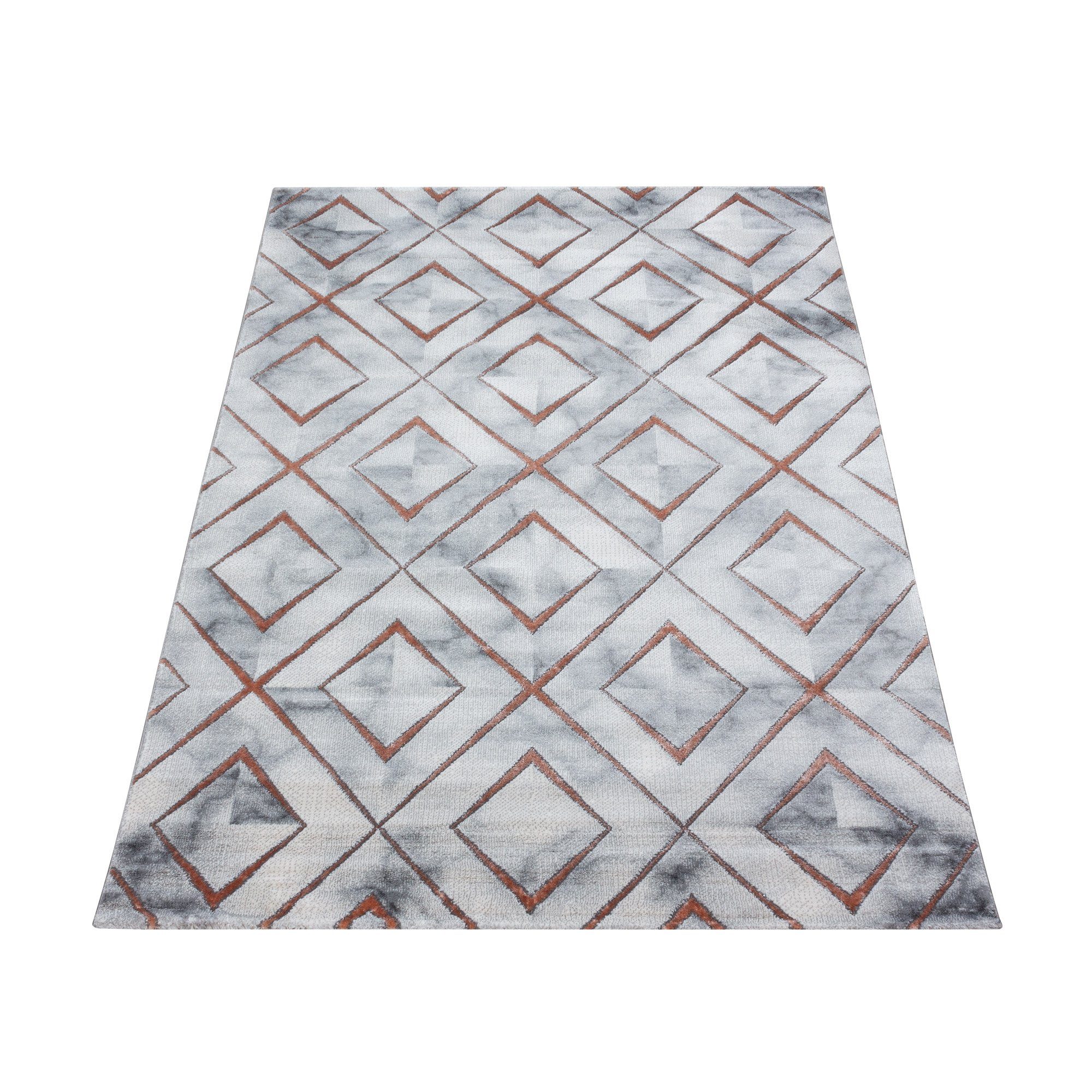 SIMPEX24 Designteppich Marmor Design, Rechteckig, Höhe: günstig online kaufen