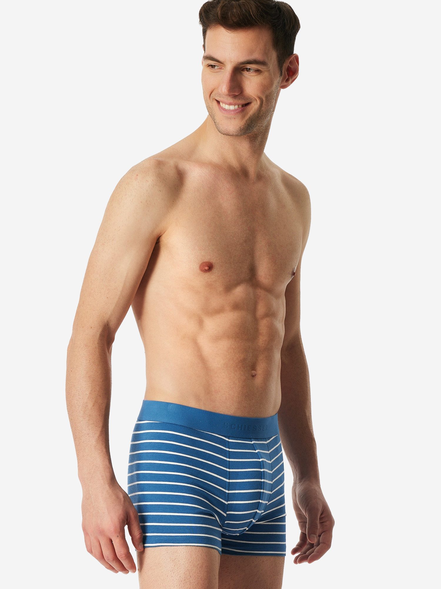 Schiesser Boxershorts ""95/5"", (5er Pack), farblich abgesetzter, sportlich günstig online kaufen