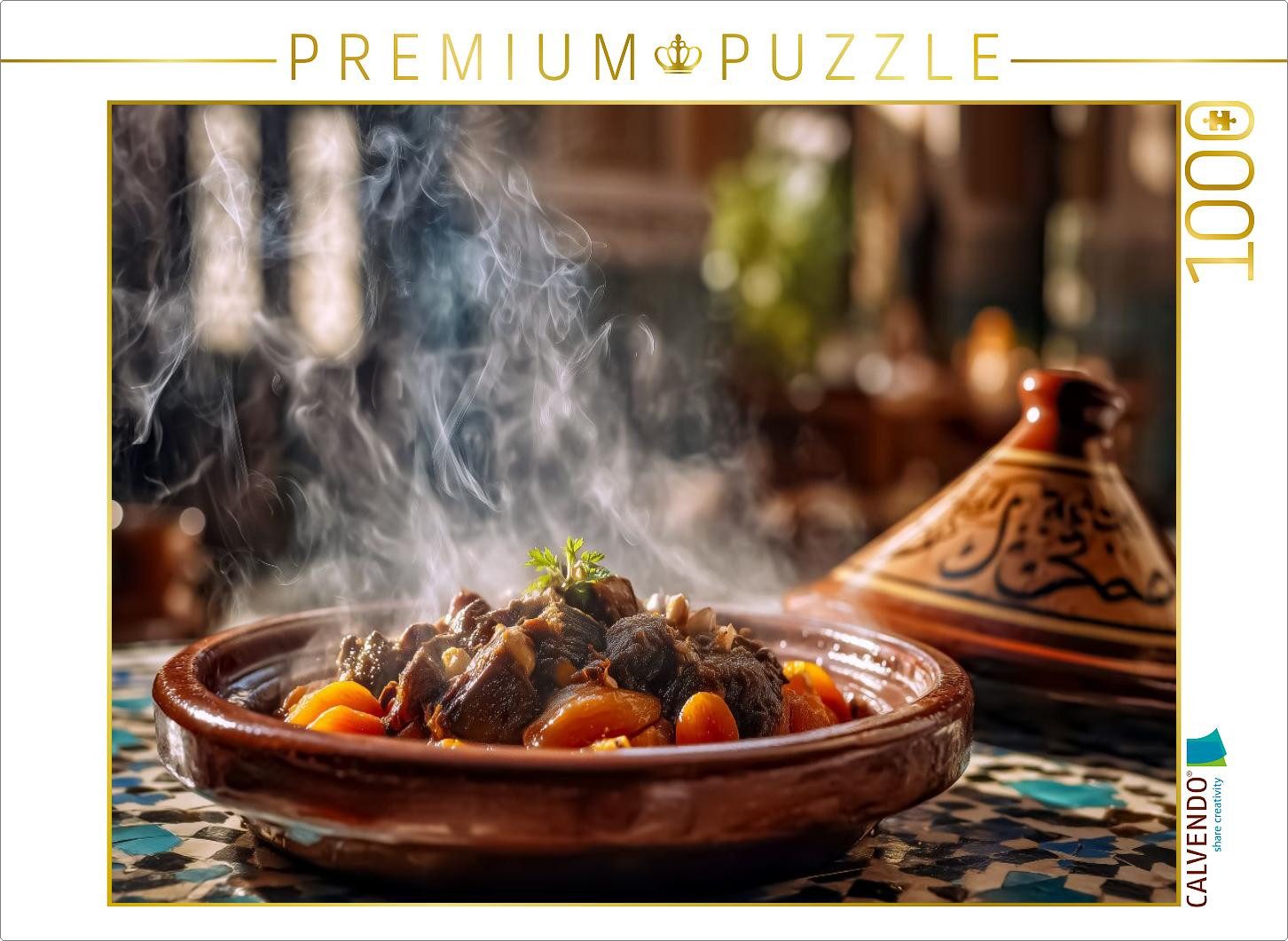 CALVENDO Puzzle CALVENDO Puzzle Marokko: Tajine, 1000 Teile Lege-Größe 64x48cm Foto-P, 1000 Puzzleteile