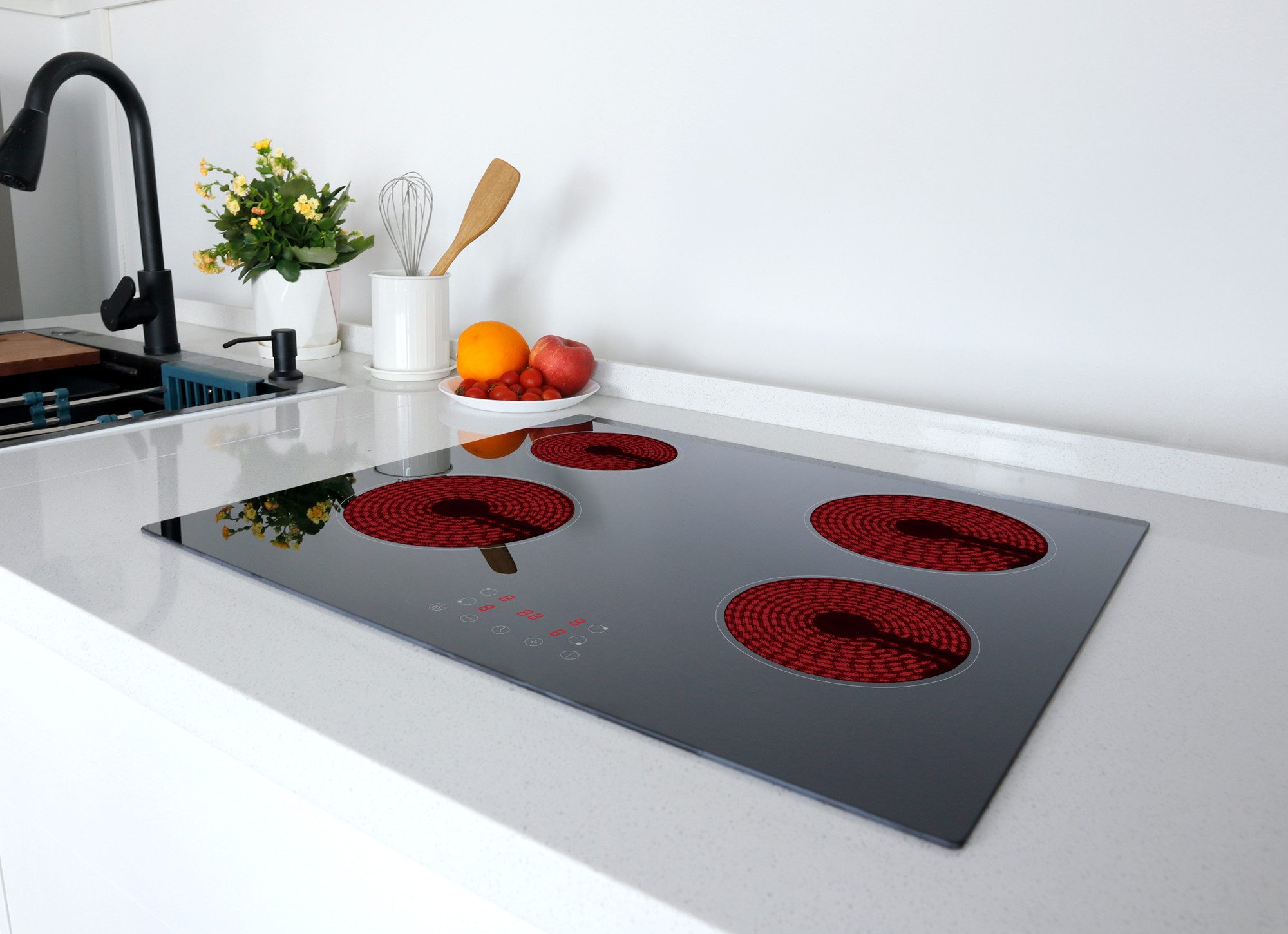 PKM Elektro-Kochfeld KHKF4 G PKM KHKF4 G, Timer, Kindersicherung