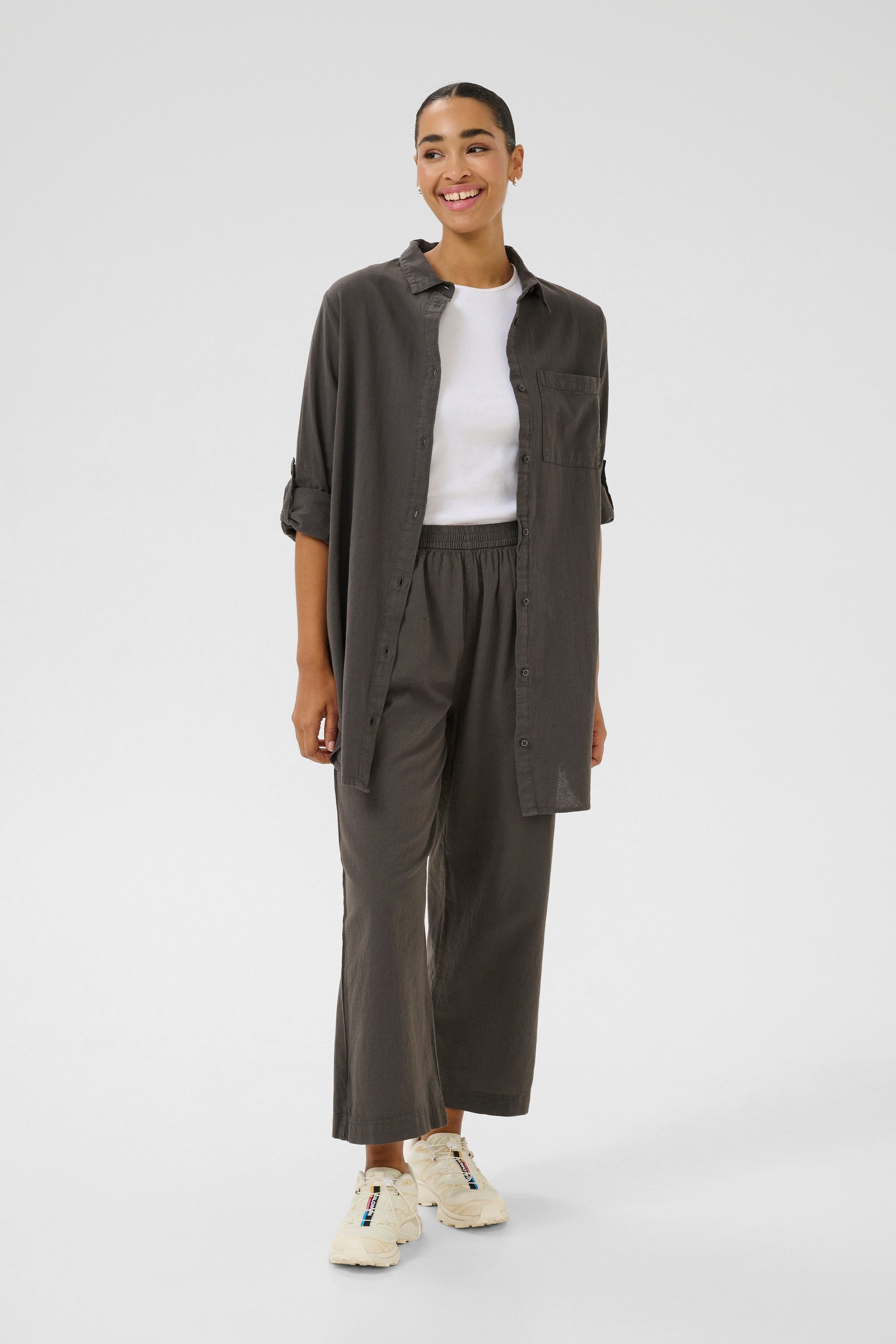 KAFFE Stoffhose Casual Hose KAnaya